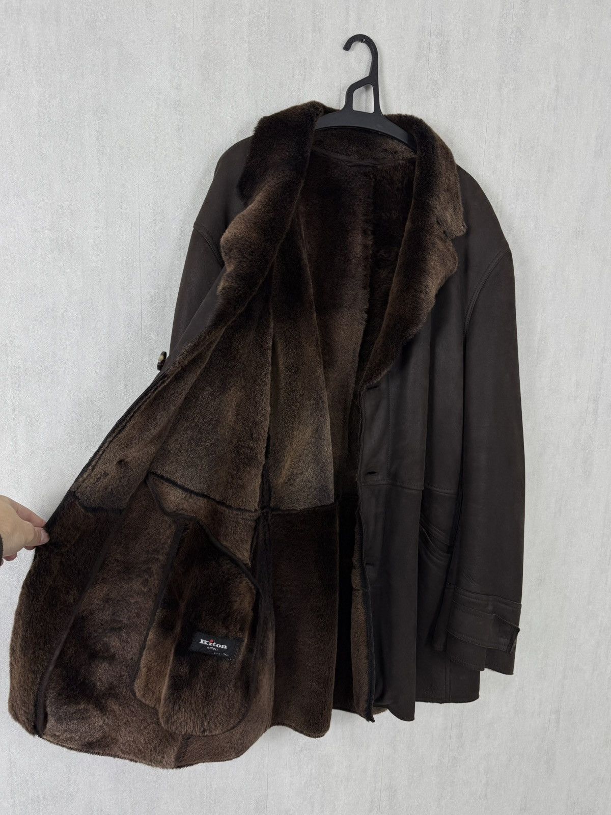 Kiton Kiton Sheepskin Fur Coat Size 56 Size US XL / EU 56 / 4 - 11 Thumbnail