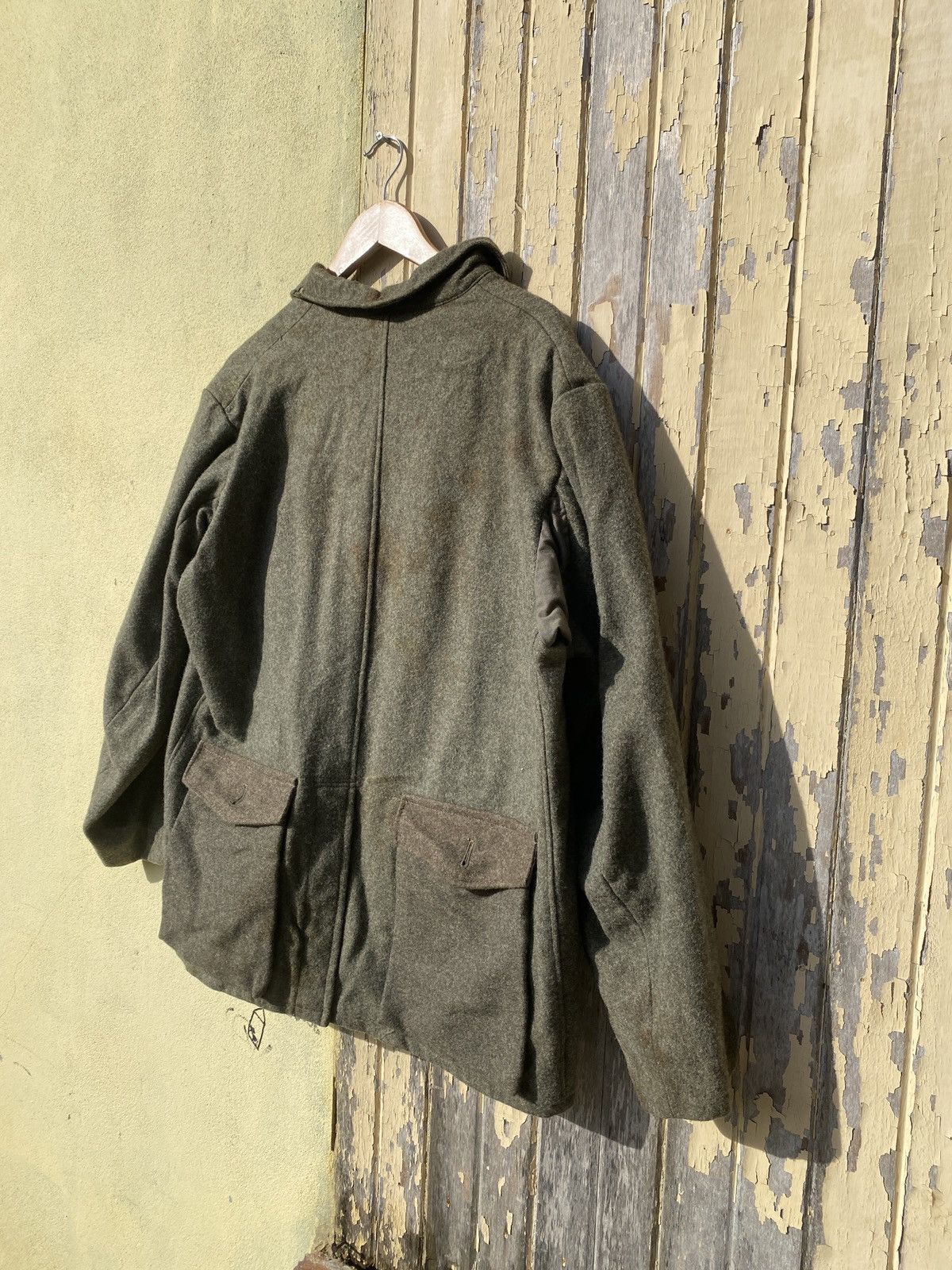 Vintage Vintage 80’s army multi pocket woll jacket Size US XL / EU 56 / 4 - 4 Thumbnail