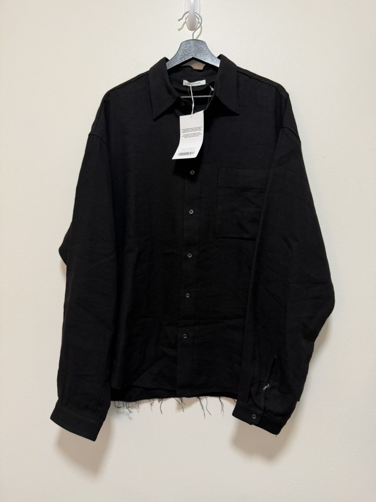 Vuja De Vuja dé Kimono-Dyed Alpaca Wool Overshirt | Grailed
