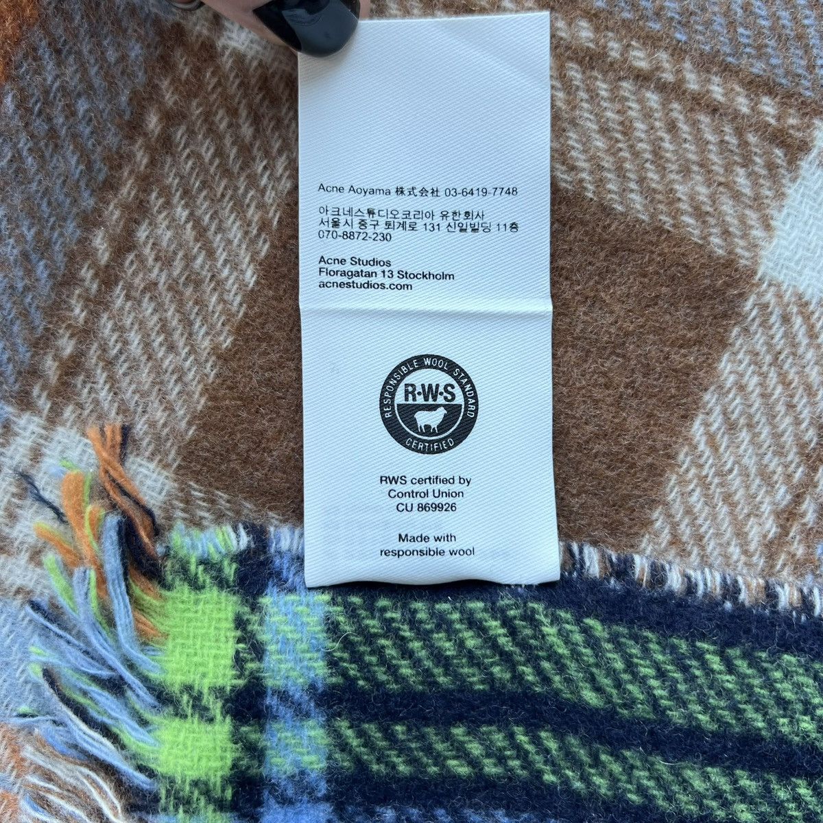 Acne Studios Acne Studios Vorata Patchwork Tartan Scarf Size ONE SIZE - 4 Thumbnail