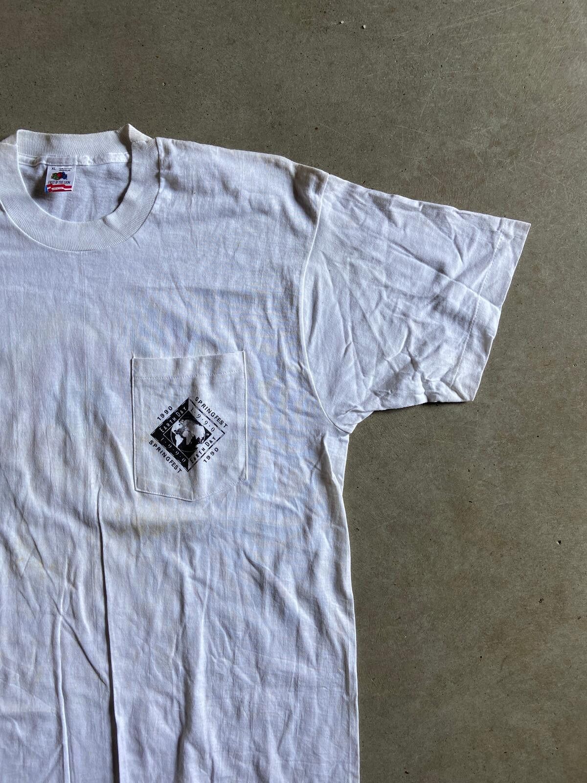 Fruit Of The Loom VTG Springfest Earth Day Tee Sz XL Size US XL / EU 56 / 4 - 4 Thumbnail