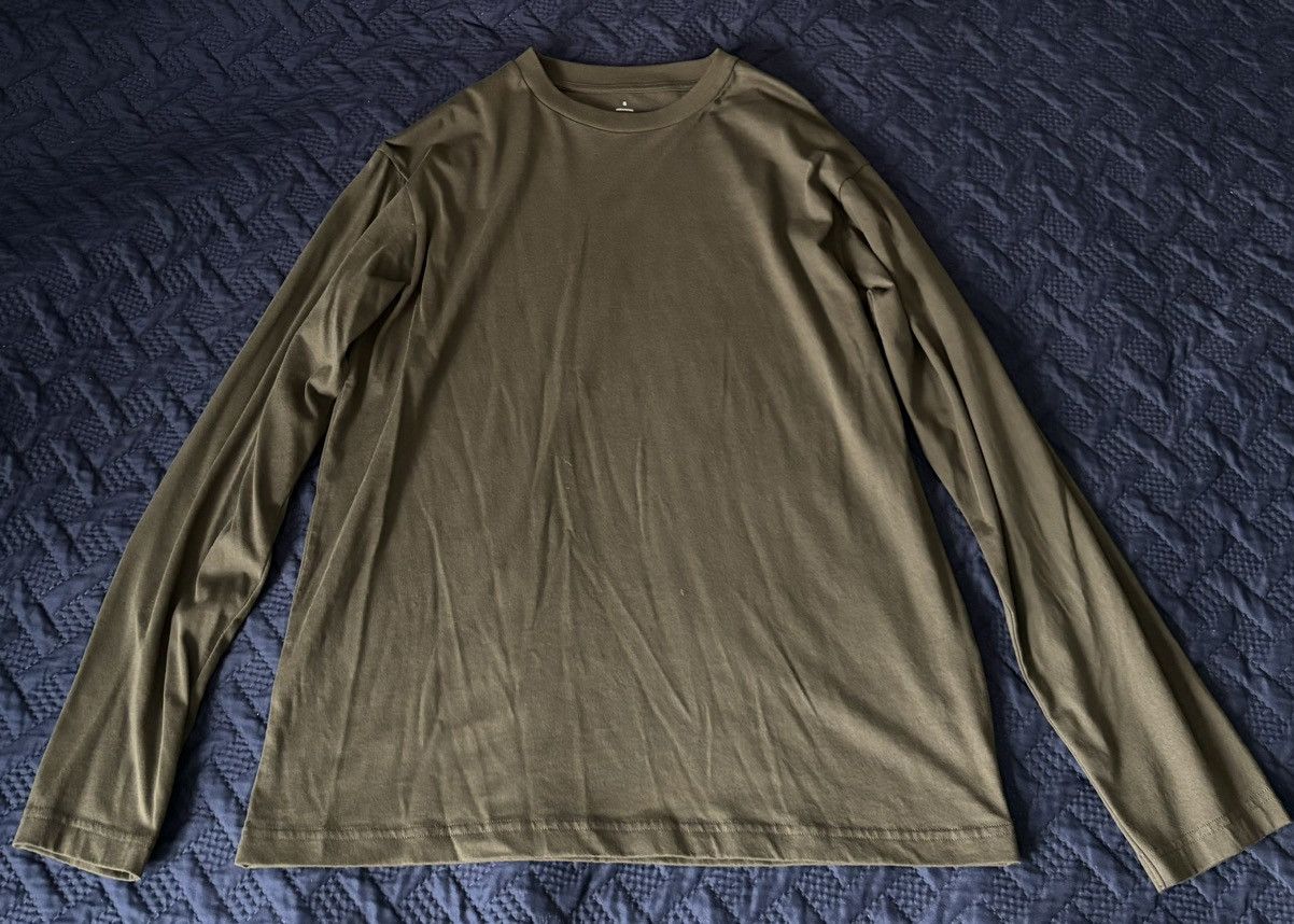 Japanese Brand × Muji MUJI Green Long Sleeve Shirt “Small” Size US S / EU 44-46 / 1 - 1 Thumbnail