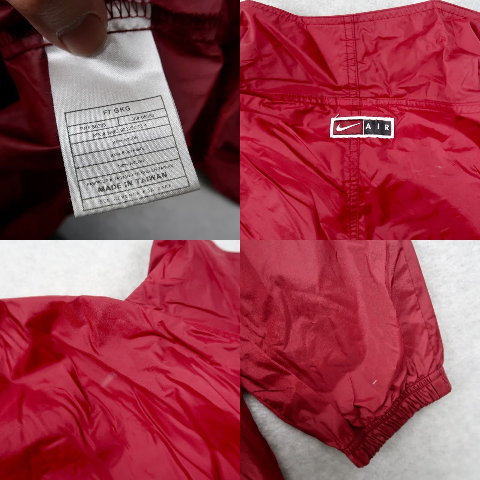 Nike VINTAGE Nike Jacket Mens L Burgundy 90s Windbreaker Swoosh 1/2 Zip Casual Activewear Shirt Jacket Size US L / EU 52-54 / 3 - 9 Thumbnail