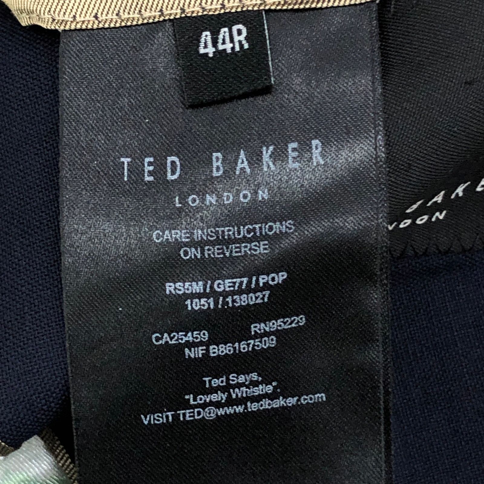 Ted Baker Ted Baker Sz 44R Sport Coat Blazer Jacket POP Blue 2 Button Size 44R - 17 Thumbnail