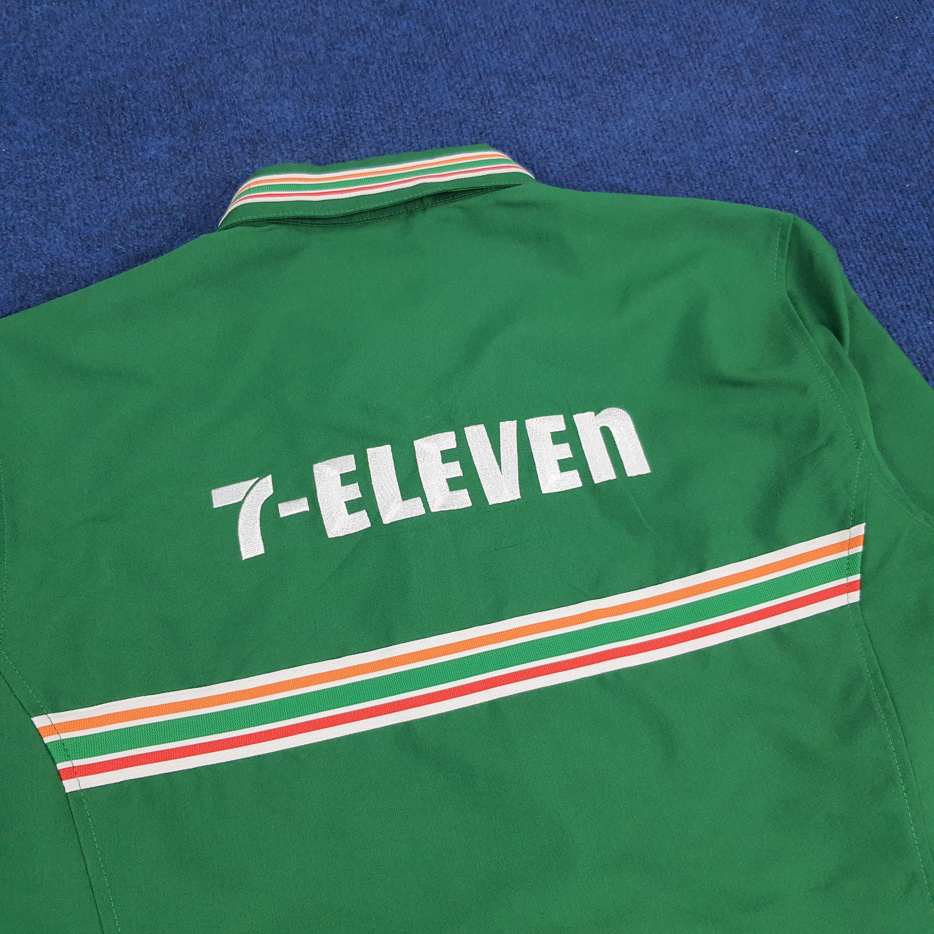 Japanese Brand × Vintage Vintage 7 Eleven Japanese Brand Staff Workwear Uniform Size US M / EU 48-50 / 2 - 2 Thumbnail
