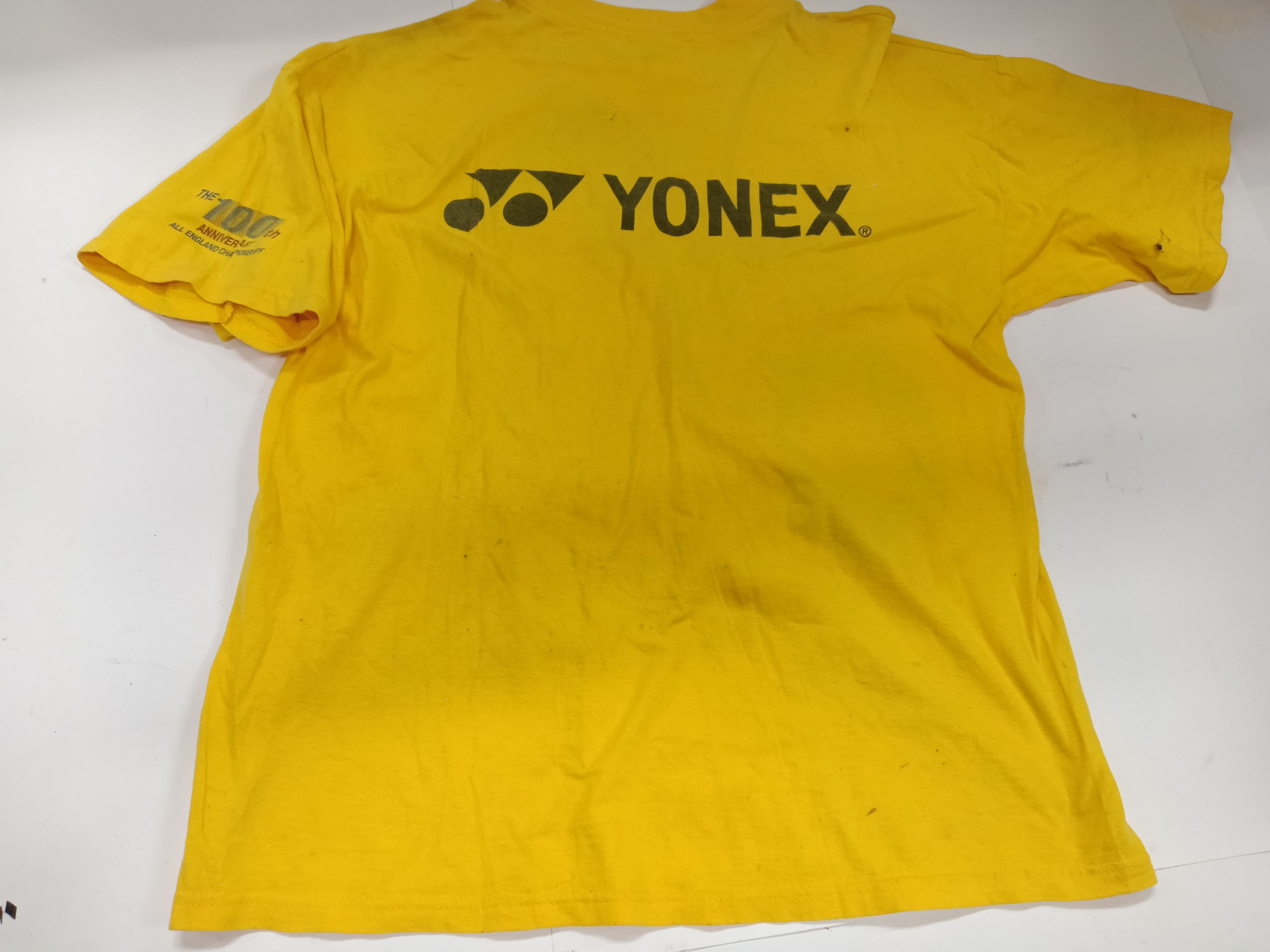Japanese Brand × Vintage Vtg.rare 99 Yonex all ENGLAND legend peter gade christensen Size US S / EU 44-46 / 1 - 5 Thumbnail