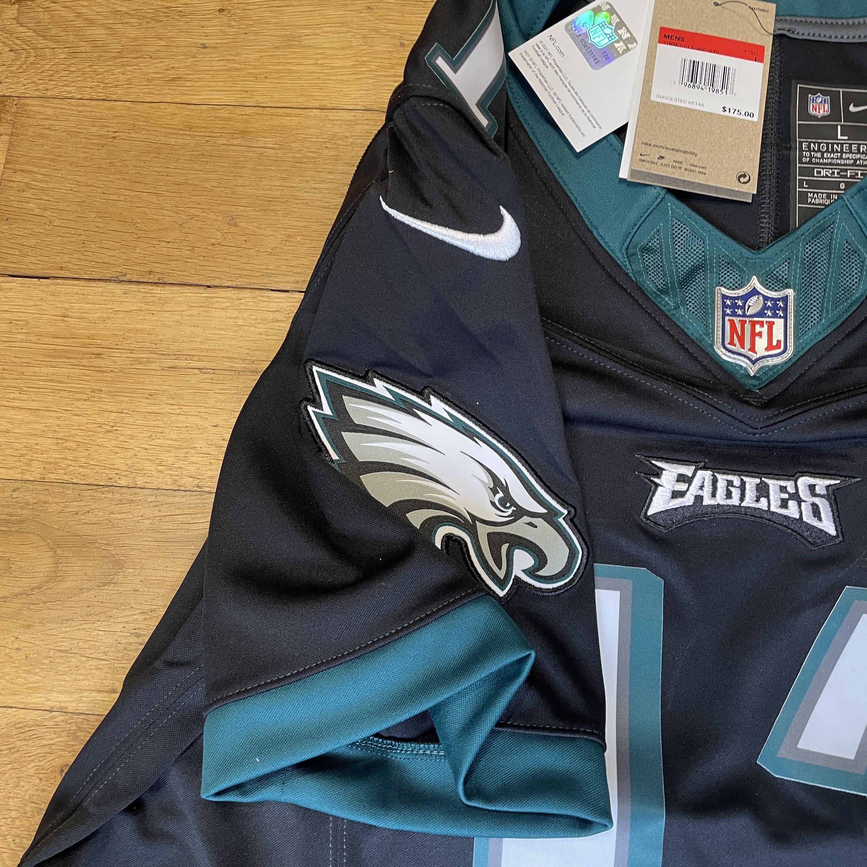 NFL × Nike NIKE NFL Philadelphia Eagles Jersey BROWN #11 SHIRT Size Size US L / EU 52-54 / 3 - 7 Thumbnail