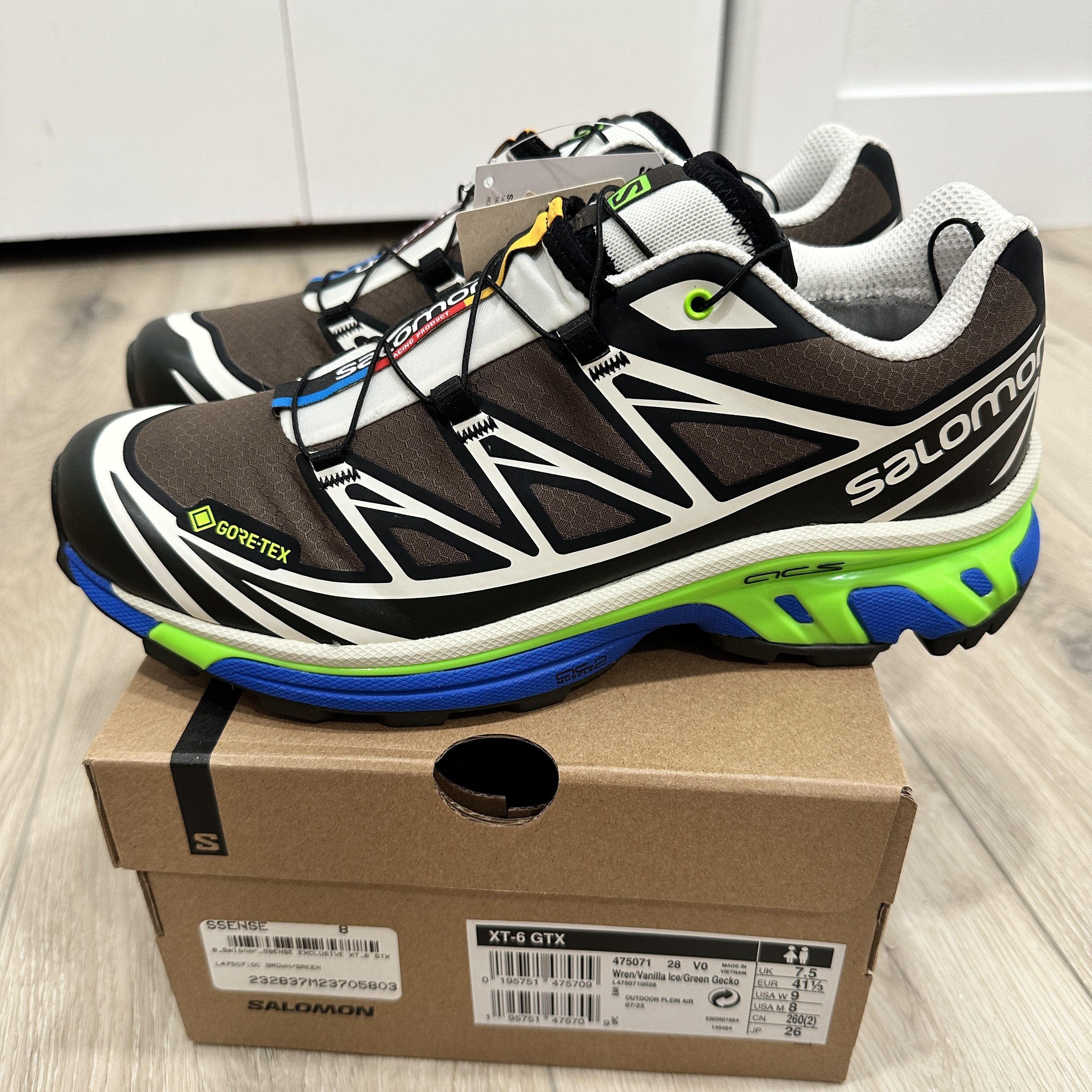 Salomon XT-6 GTX SSENSE 20th Anniversary US 8 Deadstock