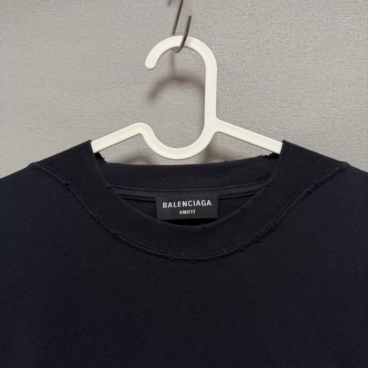 Balenciaga Balenciaga NO COMMENT distressed blue logo tee XS 1worn Size US XXS / EU 40 - 3 Thumbnail