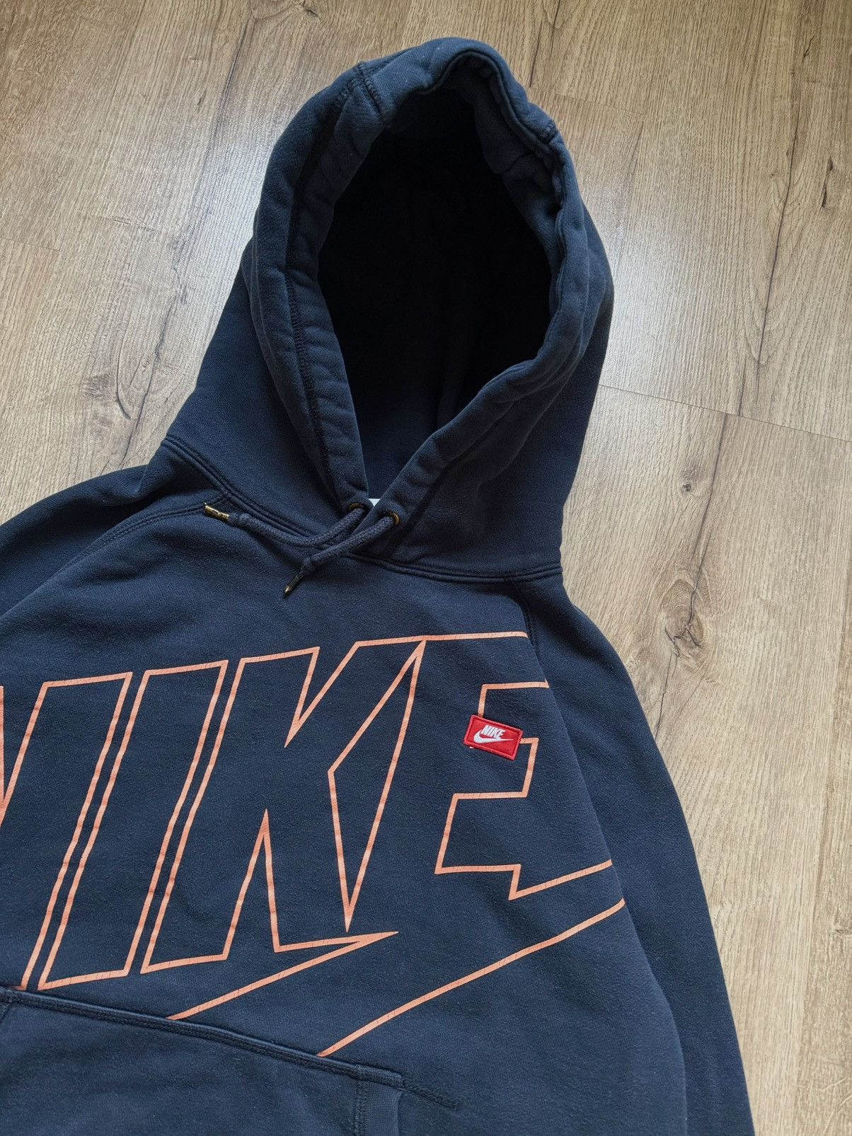 Nike Vintage Nike Logo Hoodie Size US XL / EU 56 / 4 - 4 Thumbnail