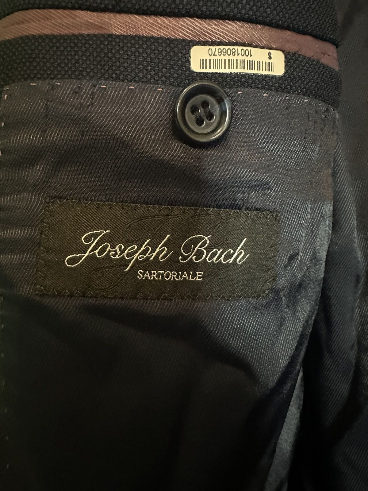 Other JOSEPH BACH knit Super 150s Australian wool 2pc suit Size 46R - 11 Thumbnail