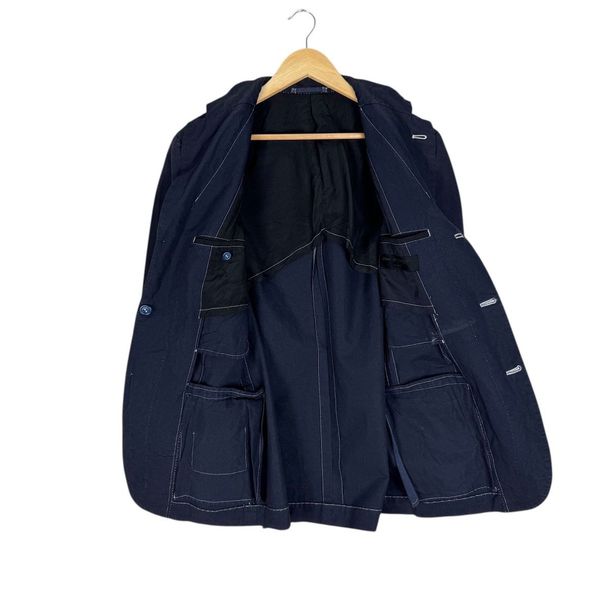 Comme des Garcons Homme 🌟CDG HOMME AW2000 INDIGO BLAZER COAT Size US M / EU 48-50 / 2 - 8 Thumbnail