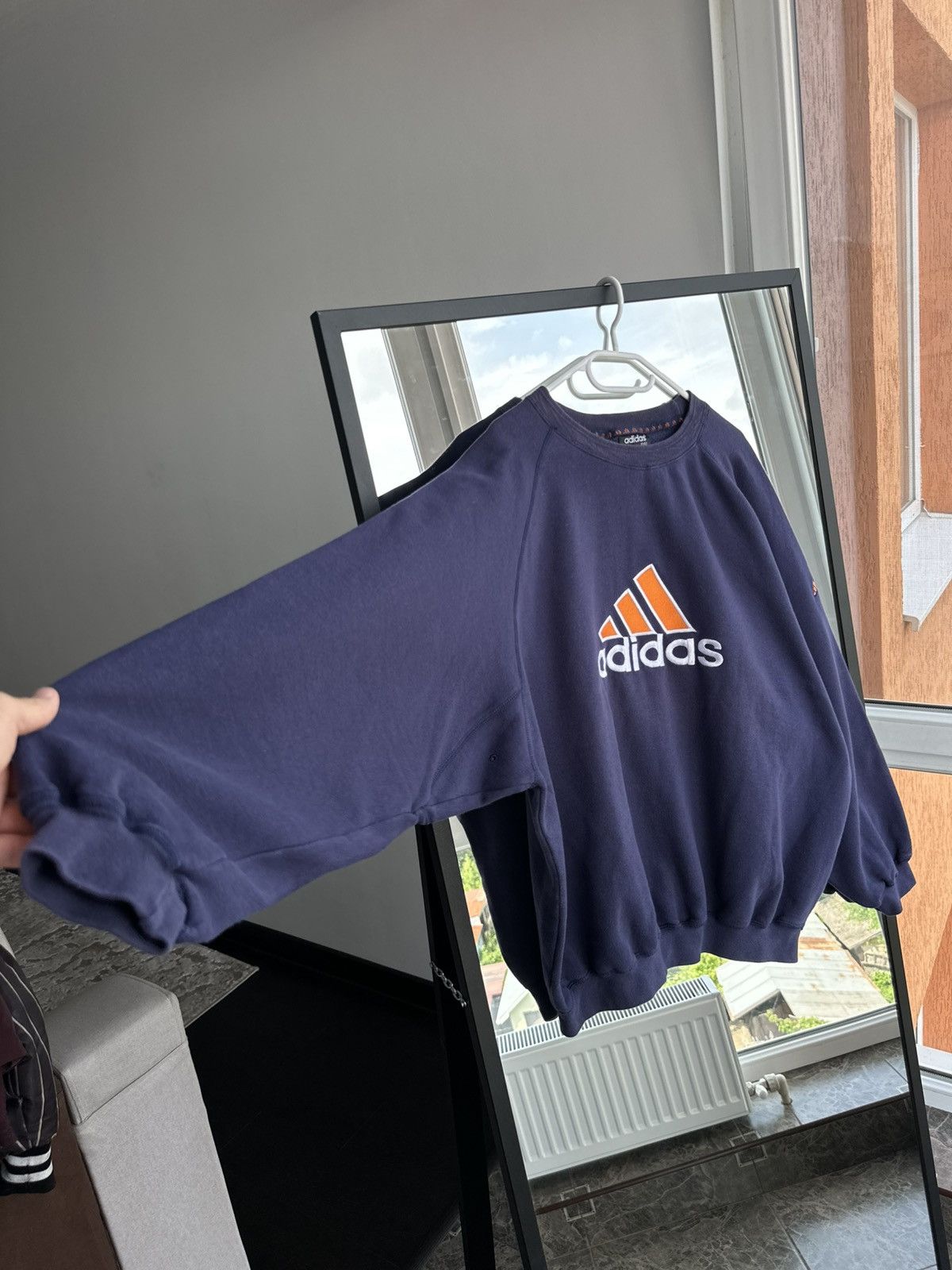 Adidas Vintage Adidas Big Logo 90s Sweatshirt Size US L / EU 52-54 / 3 - 5 Thumbnail