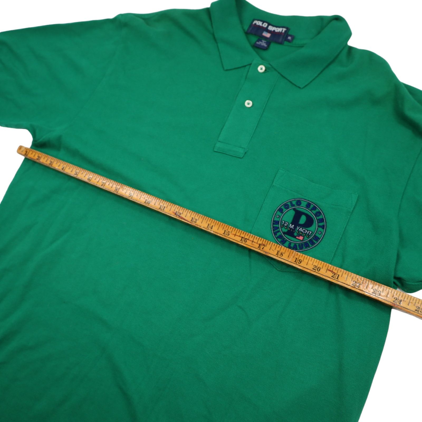 Polo Ralph Lauren × Vintage Vintage Polo Sport Ralph Laruen 12M Yacht Challenge Shirt Size US XL / EU 56 / 4 - 6 Thumbnail
