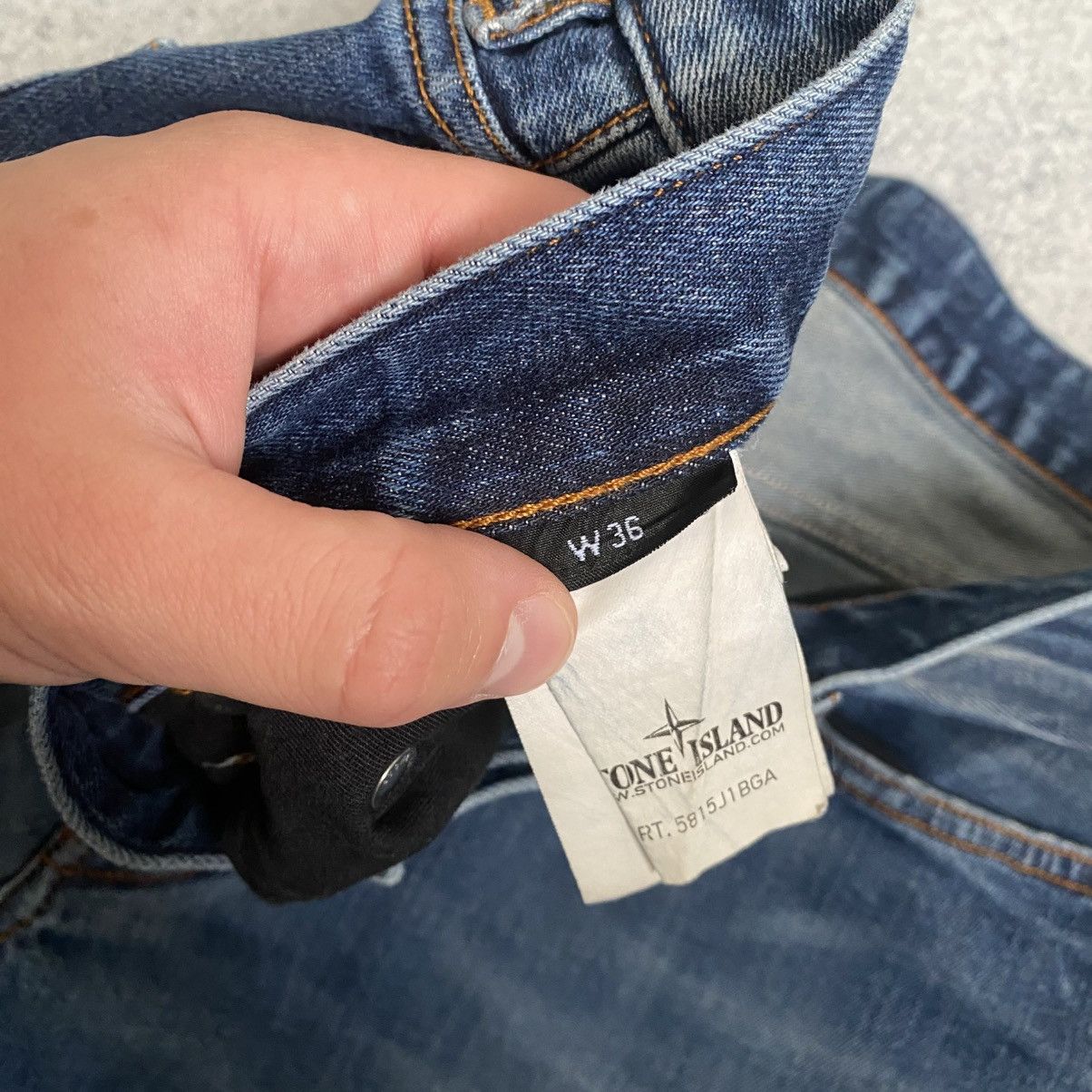 Stone Island Stone Island Jeans Denim Pants Vintage Logo y2k archive Size US 36 / EU 52 - 14 Thumbnail