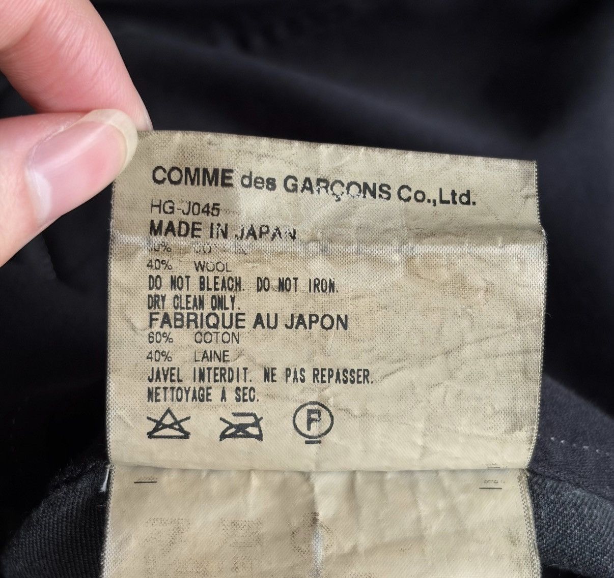 Yohji Yamamoto Comme des Garcons 02aw Contrast Stitch Panel Blazer K4 Size US S / EU 44-46 / 1 - 7 Thumbnail