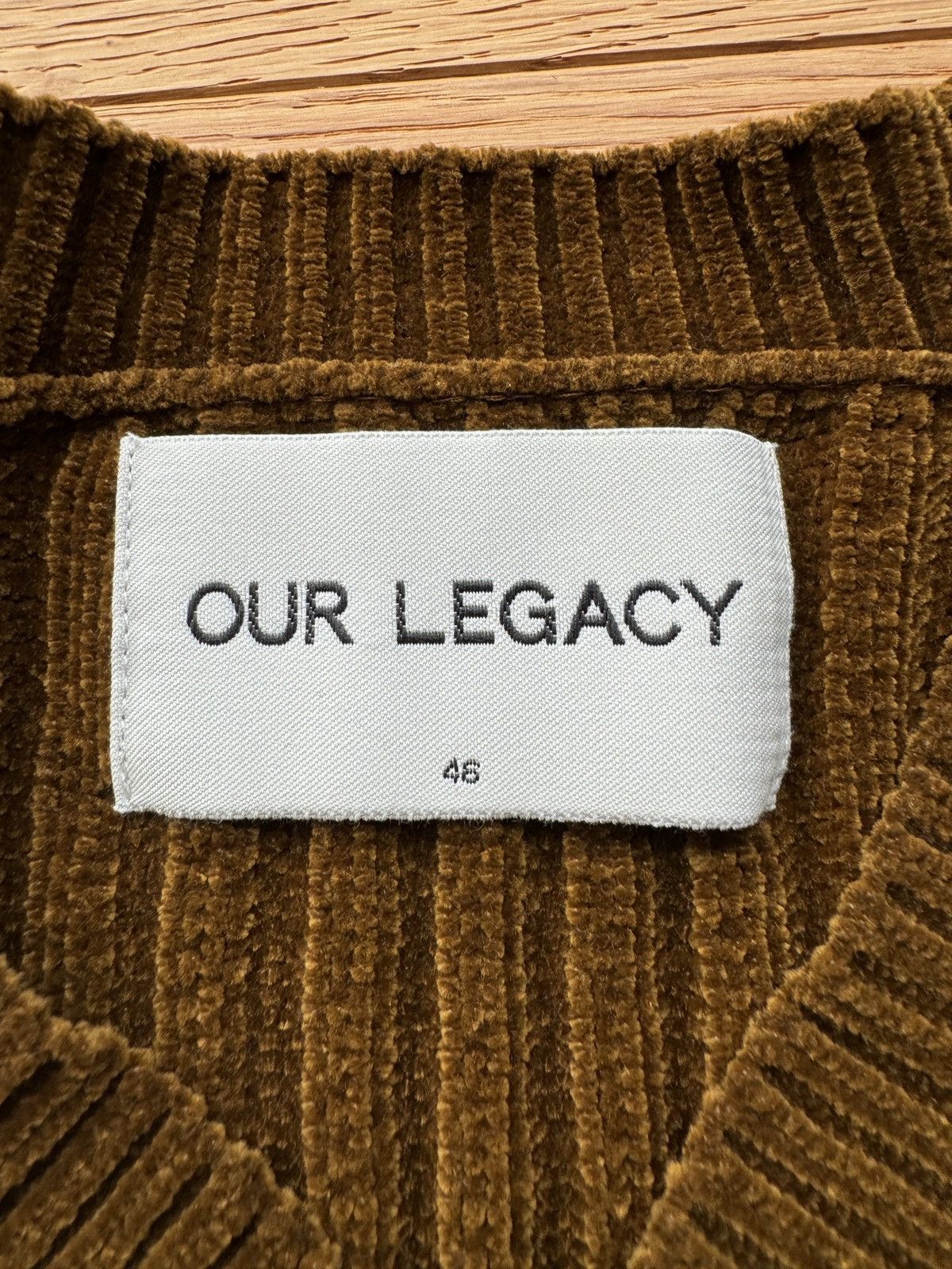 Our Legacy OUR LEGACY Chenille Raglan V-neck Size US S / EU 44-46 / 1 - 3 Thumbnail