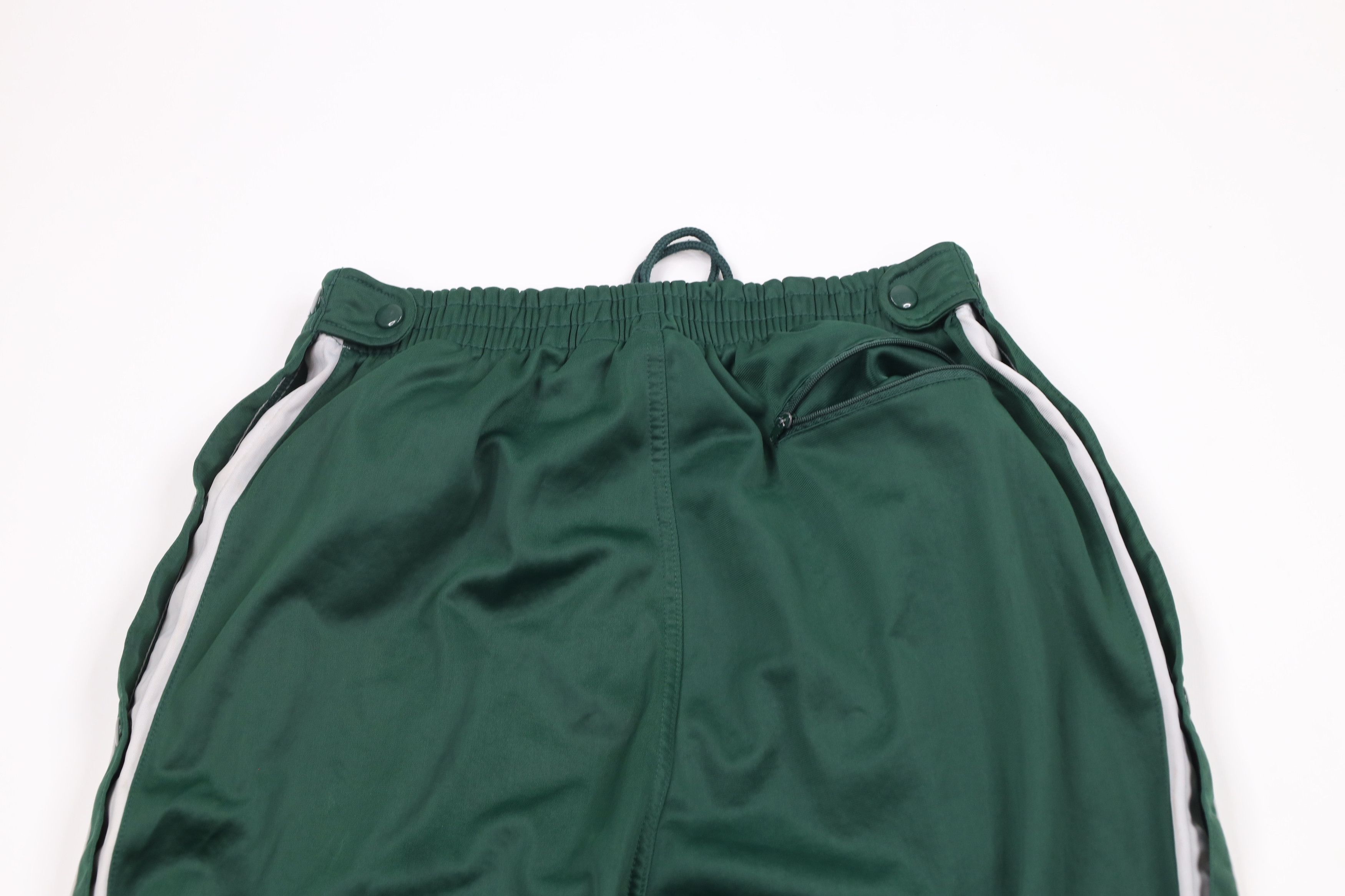 Vintage Vintage 90s Streetwear Striped Tearaway Sweatpants Green Size US 36 / EU 52 - 13 Thumbnail