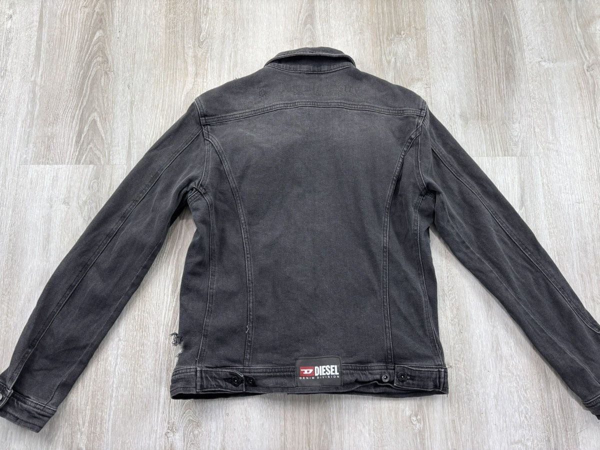 Diesel Womens denim jacket Diesel Size S/M Color Gray Size M / US 6-8 / IT 42-44 - 9 Thumbnail