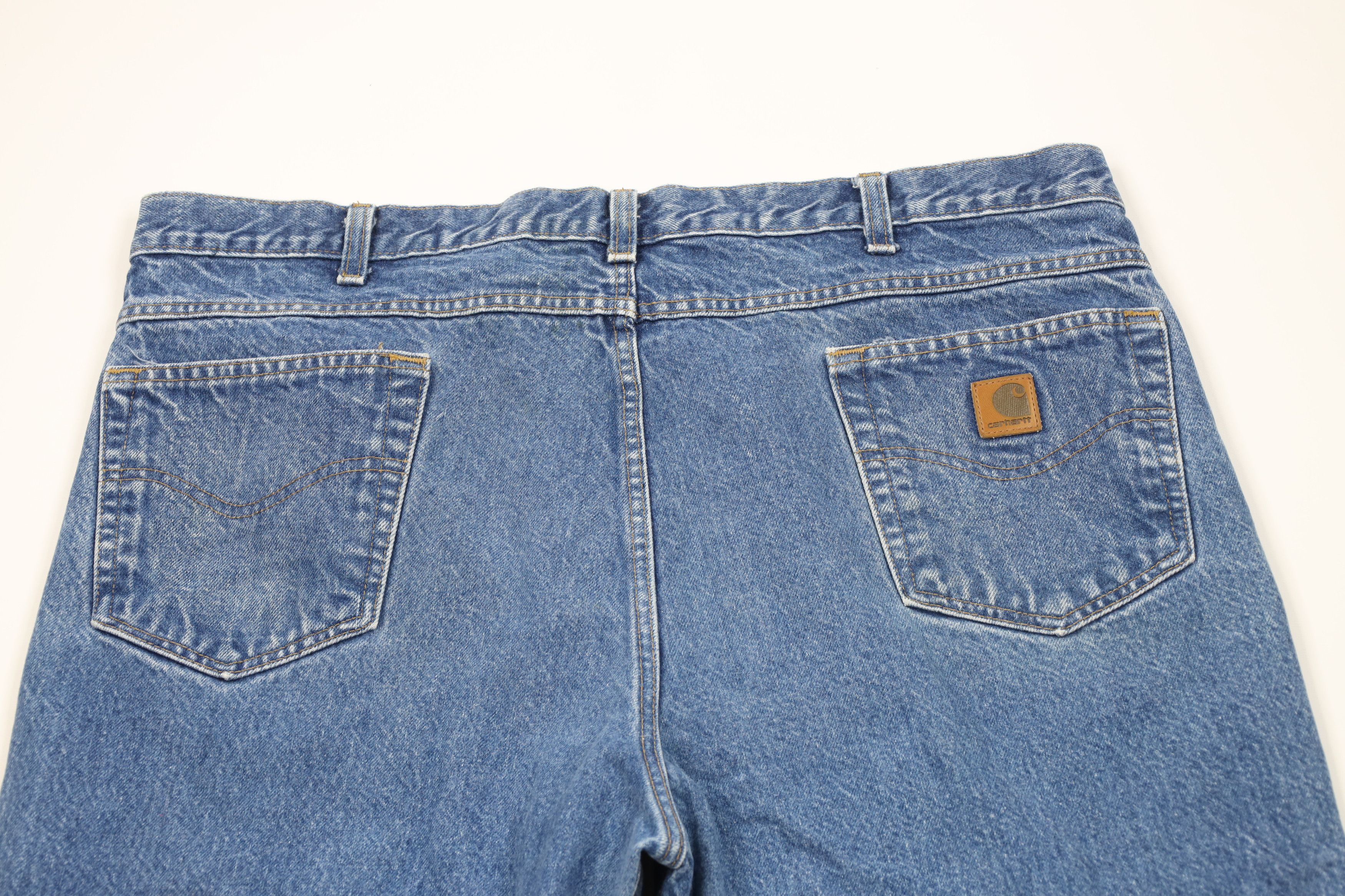 Carhartt Vintage Y2K Carhartt Spell Traditional Fit Denim Jeans Blue Size US 42 / EU 58 - 11 Thumbnail