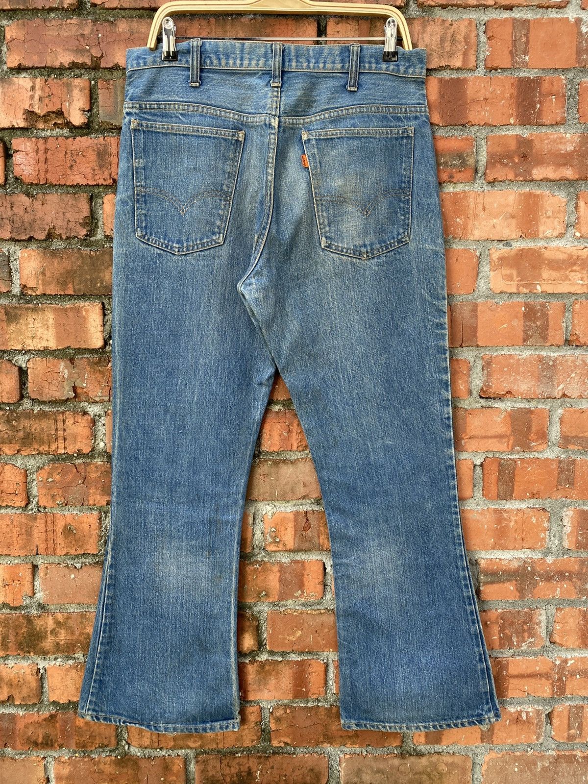 Levi's × Levi's Vintage Clothing × Vintage W35x29 Vintage levi's 646 flare bell bottom orange tab Size US 35 - 2 Thumbnail
