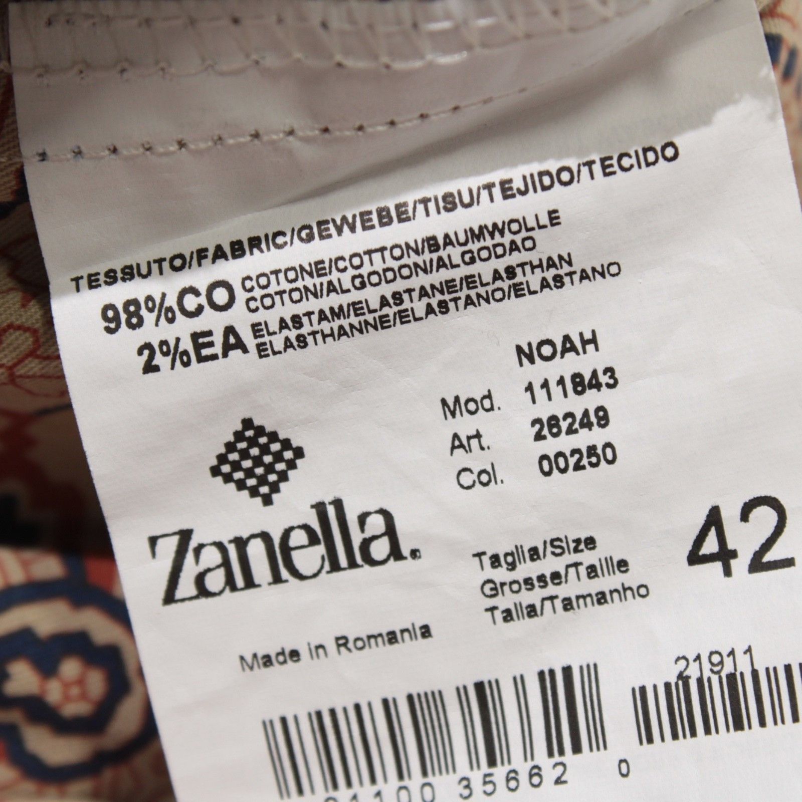Zanella Zanella New with tags Chino Size 42 US In Beige Size US 42 / EU 58 - 4 Thumbnail