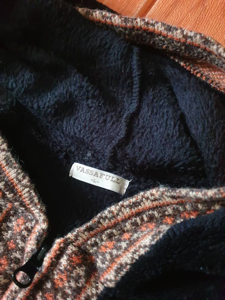 Japanese Brand Vassafull Abstract Japanese brand black Sweater Size M / US 6-8 / IT 42-44 - 2 Thumbnail