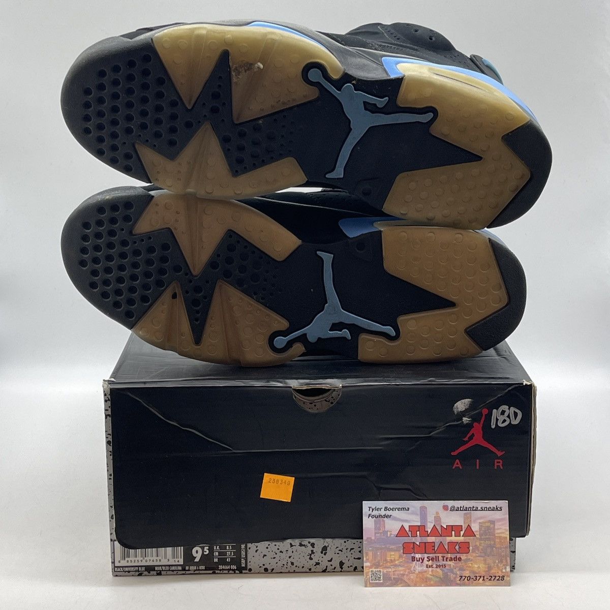 Jordan Brand Air Jordan 6 UNC Size US 9.5 / EU 42-43 - 7 Thumbnail