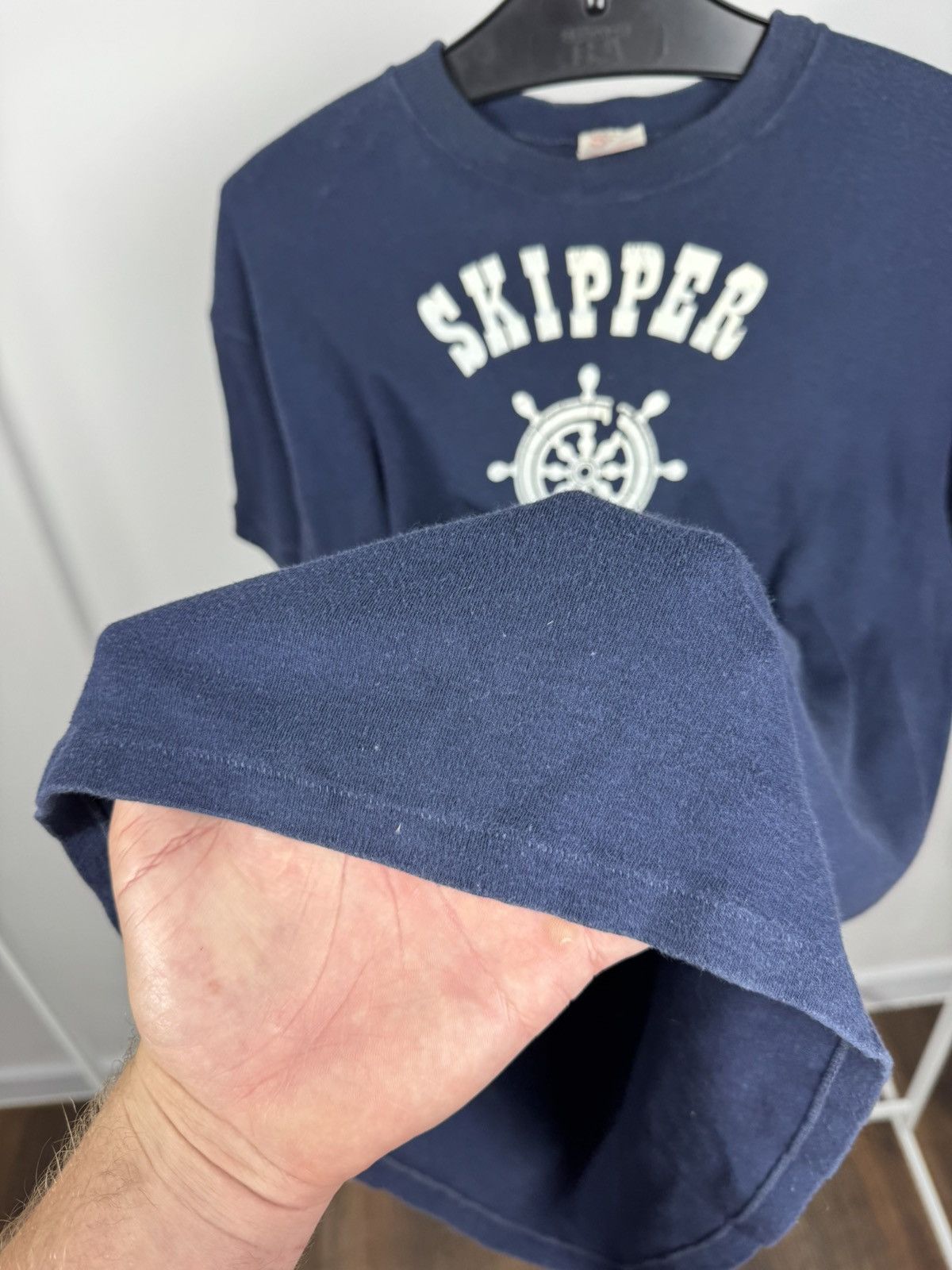 Other Vintage Skipper Evansail Nautical Port Souvenir T Shirt XL Size US XL / EU 56 / 4 - 8 Thumbnail