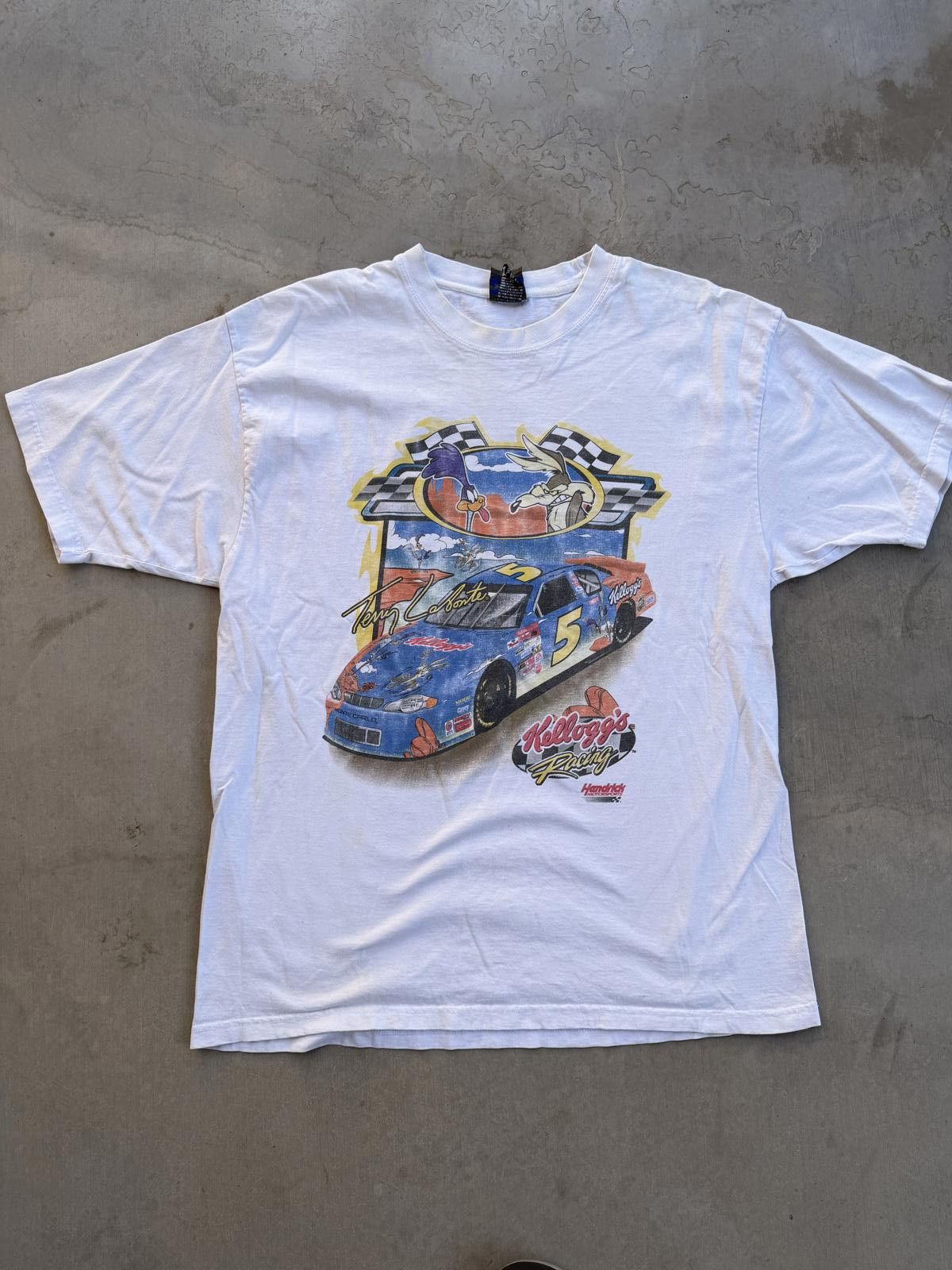 Wildfang Vintage Terry Labonte NASCAR Looney Tunes T-Shirt XXL Kellog Size US XXL / EU 58 / 5 - 2 Thumbnail