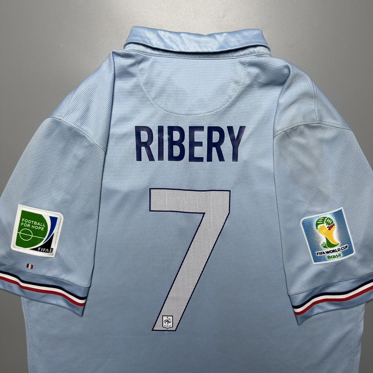 Vintage FRANCE NIKE 2013/2014 AWAY FOOTBALL HOME JERSEY #7 RIBERY Size US XL / EU 56 / 4 - 14 Thumbnail