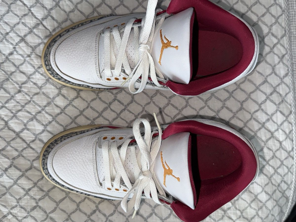 Jordan Brand Air Jordan 3 Retro ‘ Cardinal Red ’ Size US 9 / EU 42 - 4 Thumbnail
