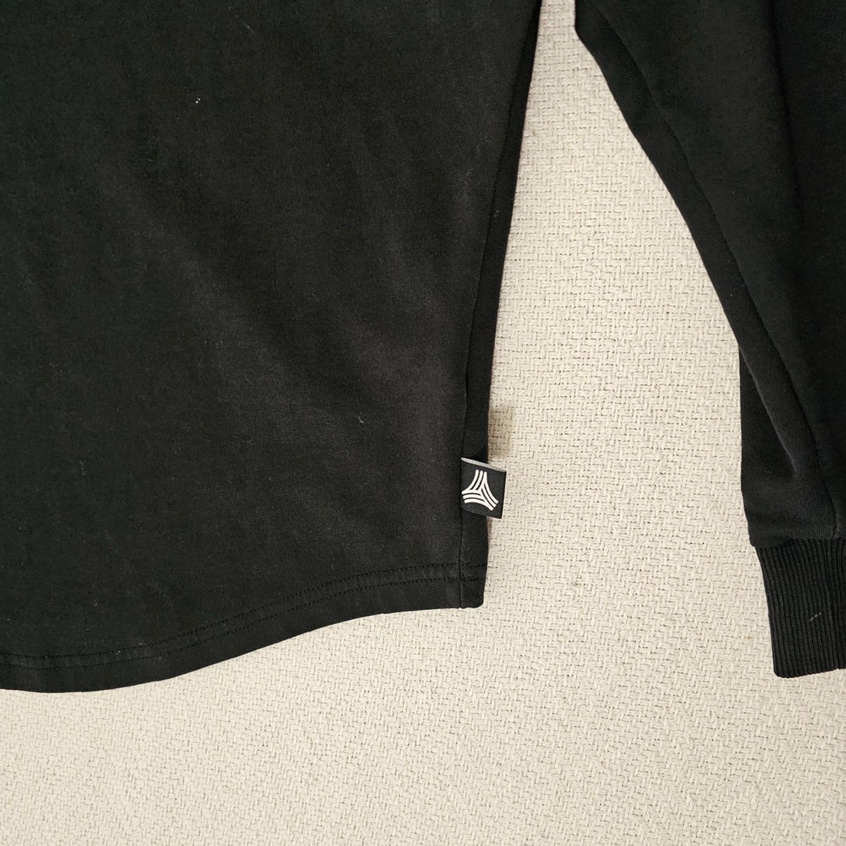 Adidas Adidas XS Black Sweatshirt Tan Try JSY Crewneck Relaxed Fit Vented Size XS / US 0-2 / IT 36-38 - 5 Thumbnail