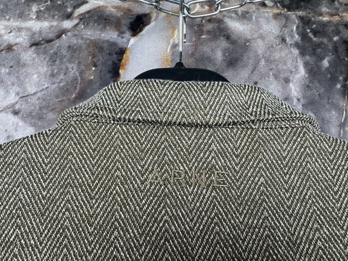Other ARNE Herringbone Textured Zip Polo Shirt Short Sleeve Size US M / EU 48-50 / 2 - 14 Thumbnail