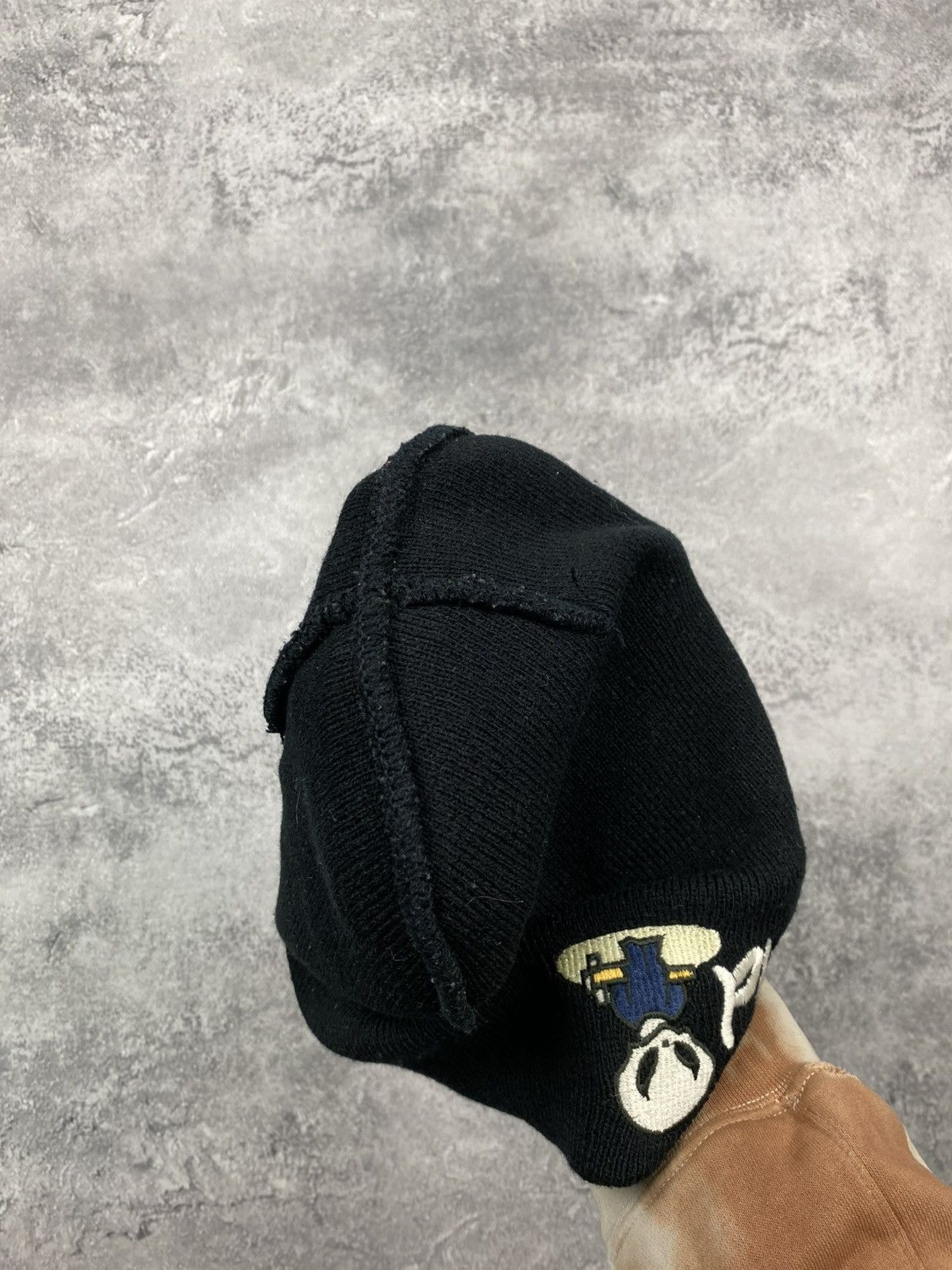 Girl Skateboards Vintage 90s Blind Skateboarding Hat Beanie Black Hook Ups Size ONE SIZE - 6 Thumbnail