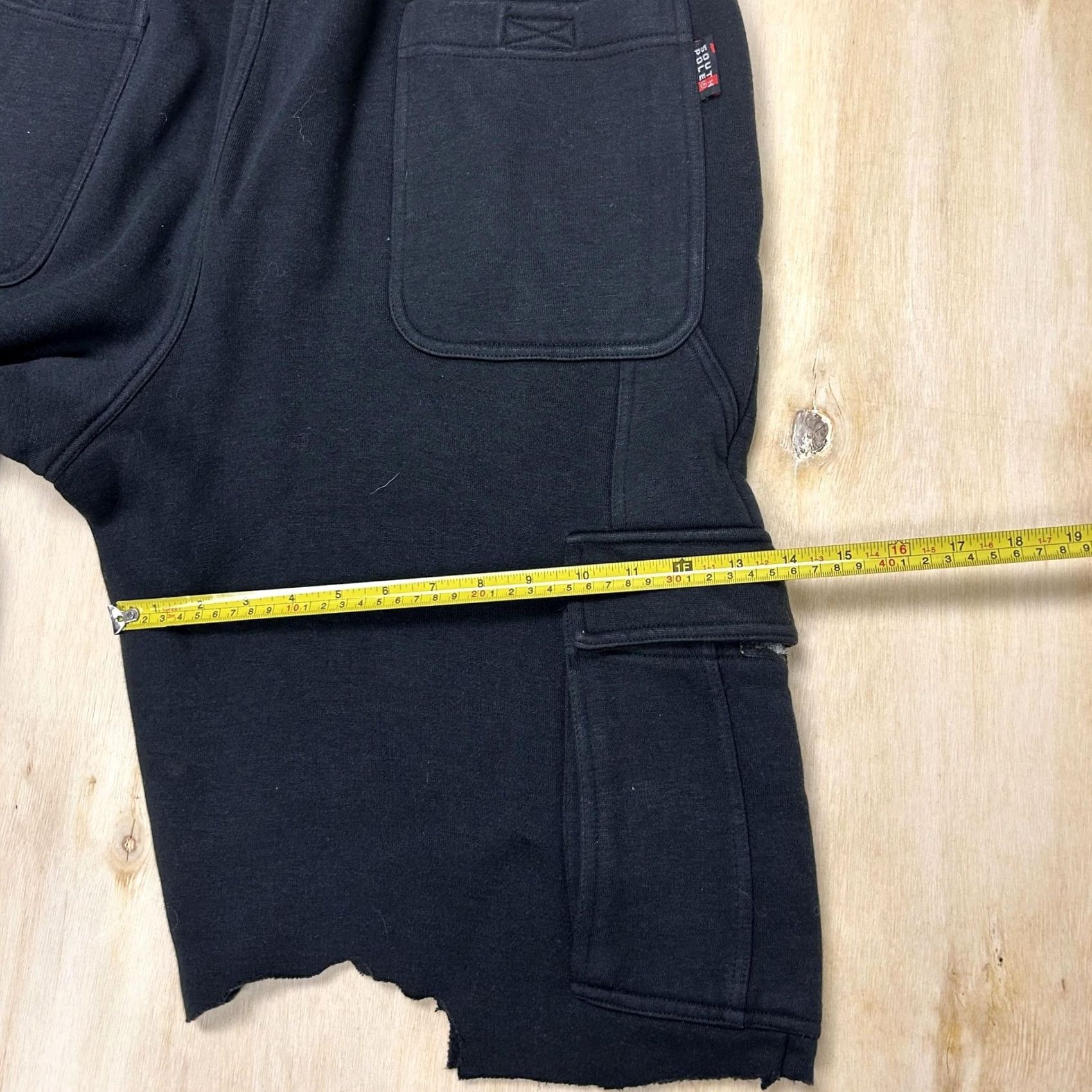 Southpole Southpole Cargo Shorts Mens XL Black Fleece Elastic Waist Drawstring Pockets Cargo Shorts Mens XL Black Fleece Elastic Waist Drawstring Pockets Size US 36 / EU 52 - 7 Thumbnail