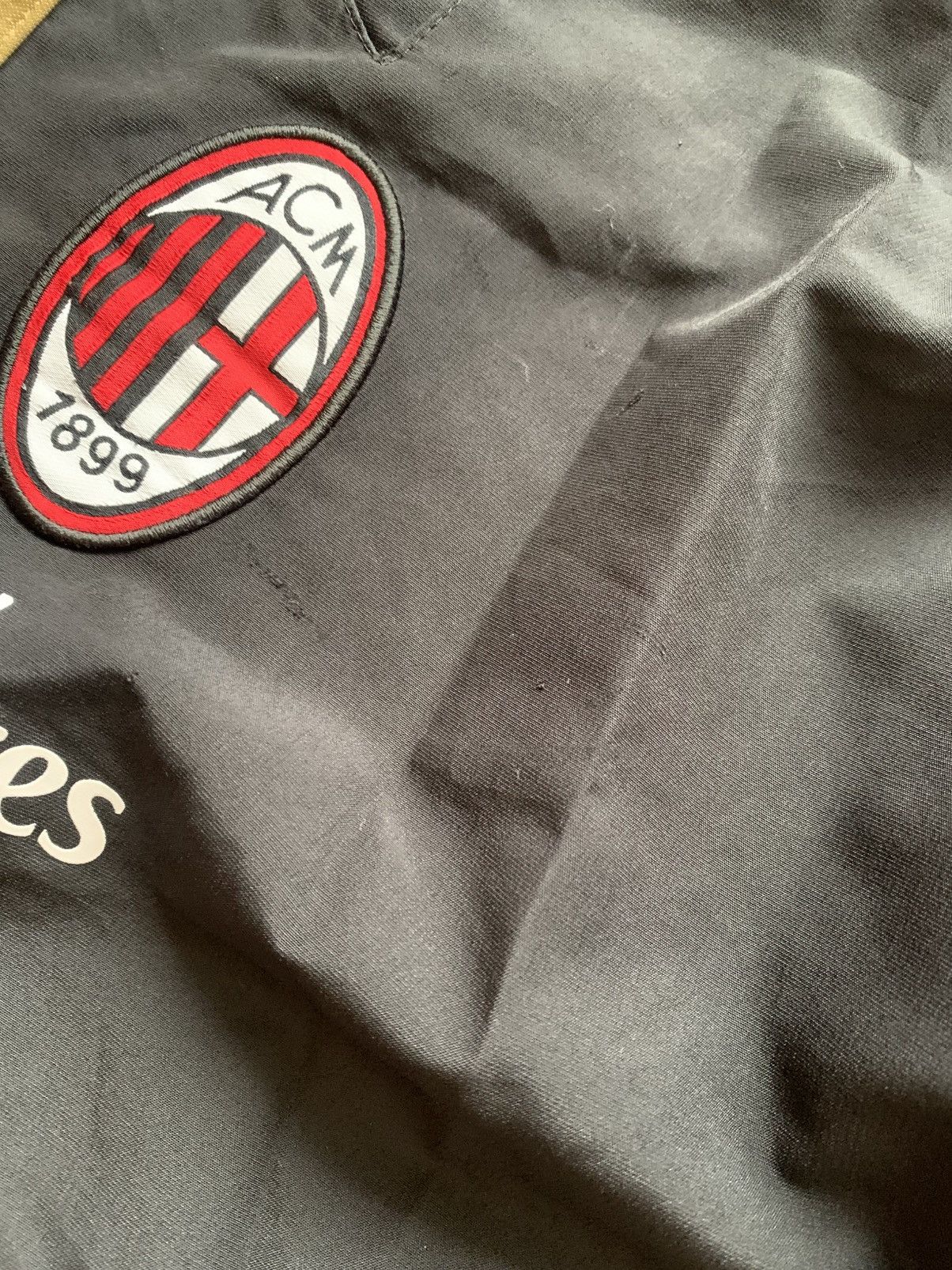Adidas 🔥ADIDAS AC MILAN DRILL BLOCKCORE NYLON SWEATPANTS Size US 31 - 7 Thumbnail