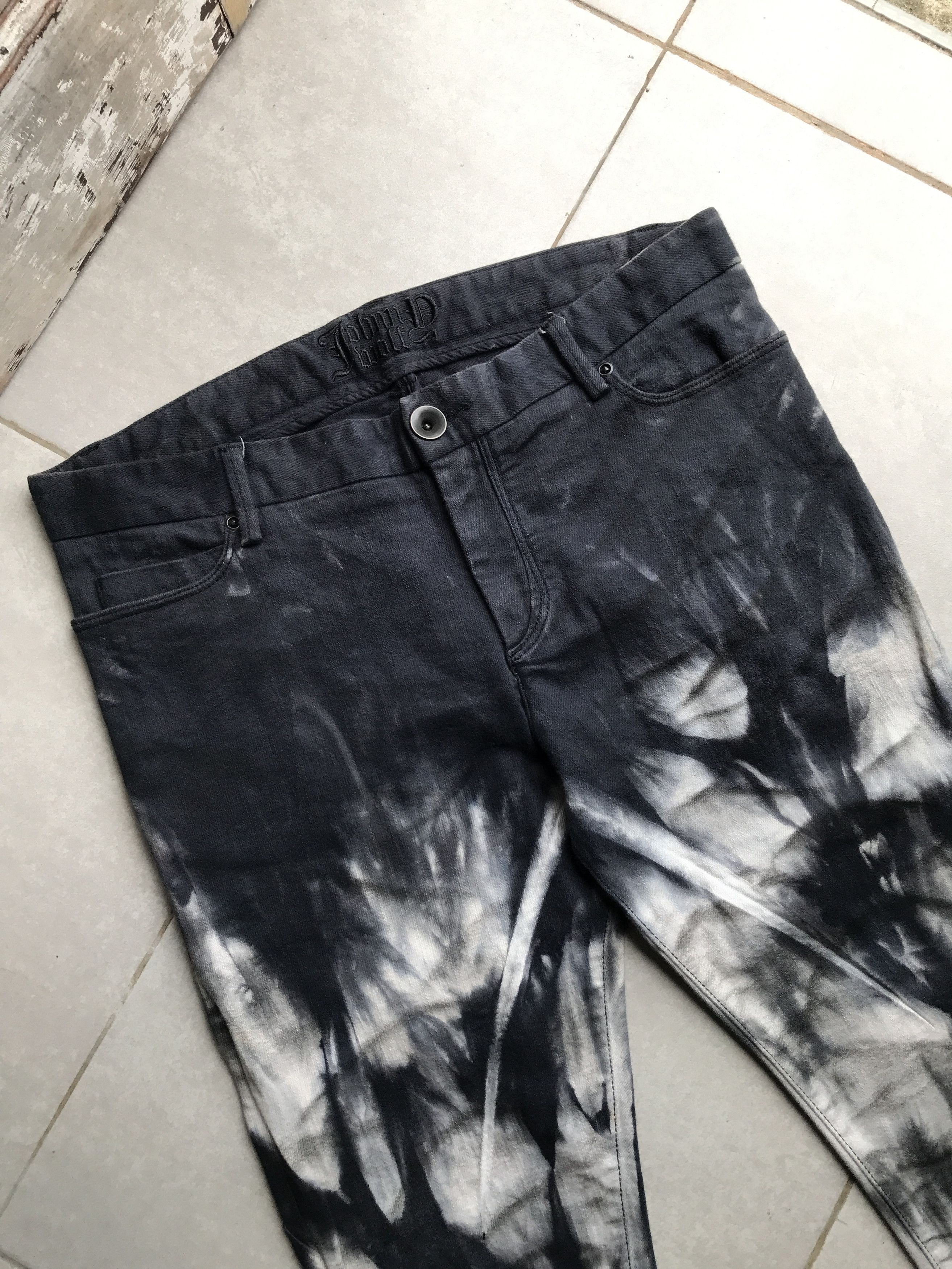 Japanese Brand Johny wolf smoky dye jeans Size US 33 - 3 Thumbnail