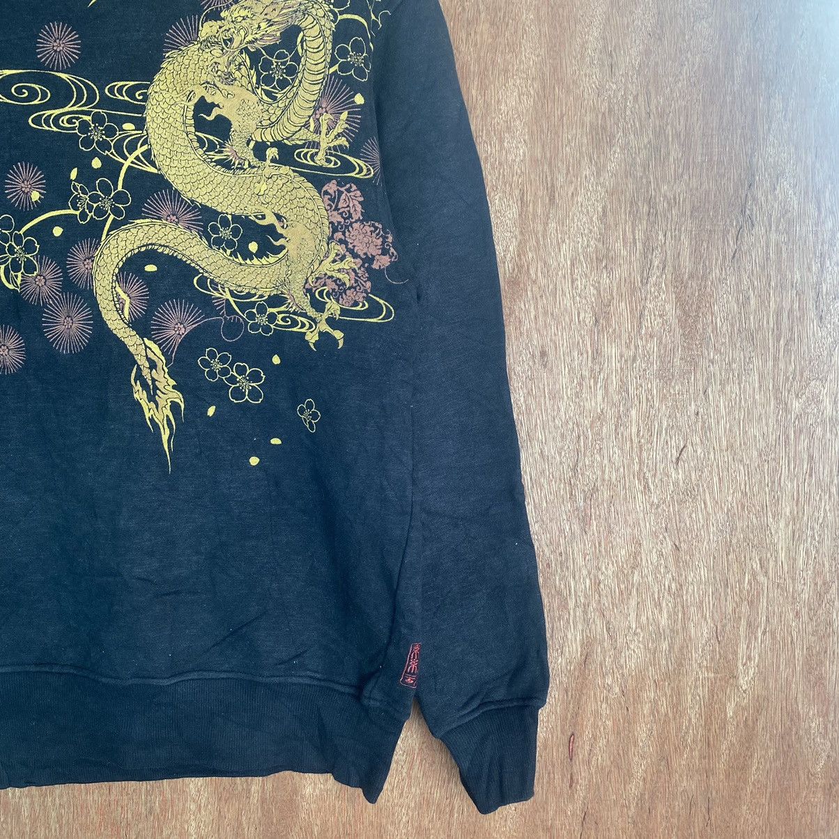 Japanese Brand Karakuri DRAGON LOGO VINTAGE SWEATSHIRT #K01584 Size US M / EU 48-50 / 2 - 5 Thumbnail