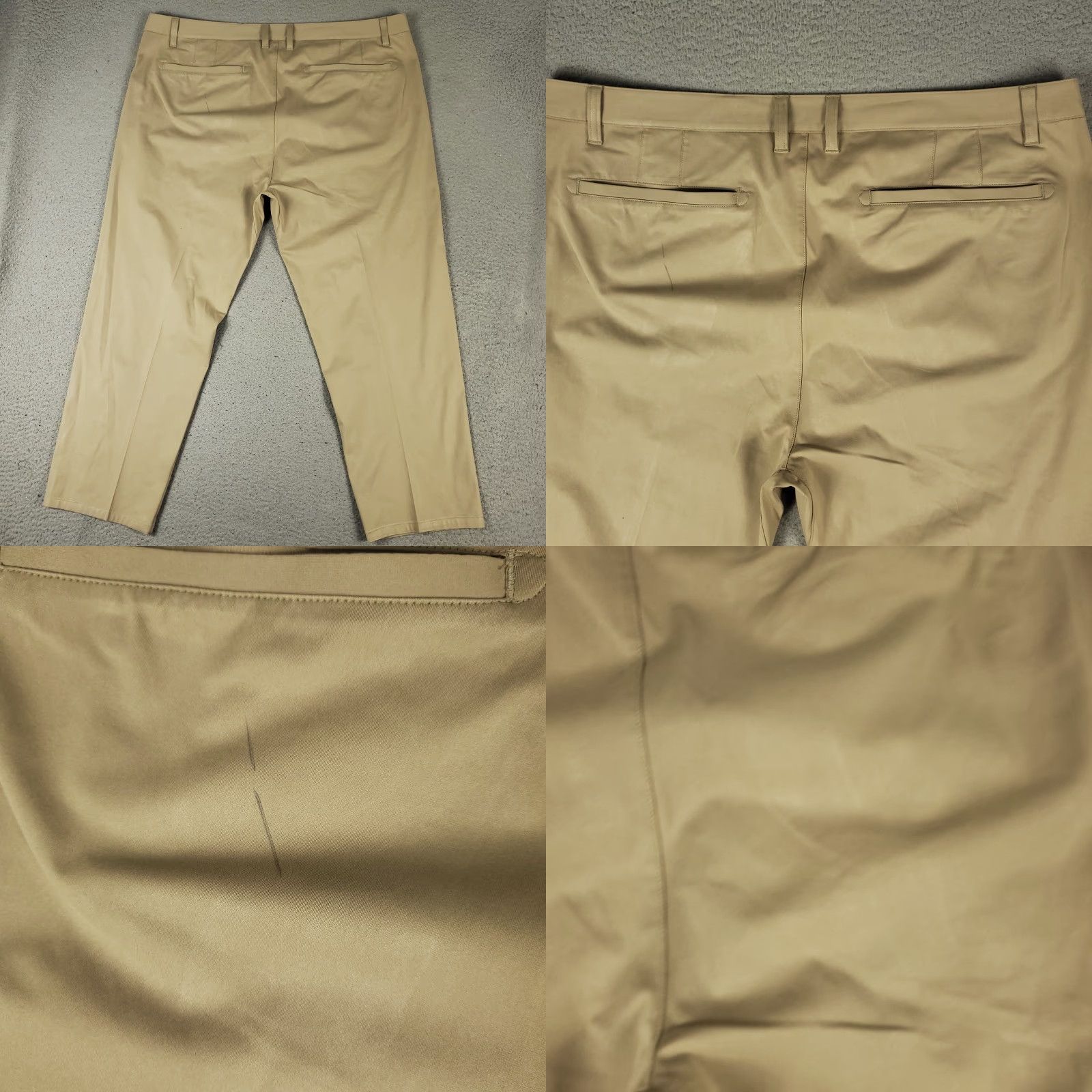 Rhone Rhone Pants Mens 40x27 Beige Chino Flat Front Straight Regular Office, Business, Casual, Formal, Travel, Wedding, Workwear Trousers Size 40 Men Size US 40 / EU 56 - 8 Thumbnail