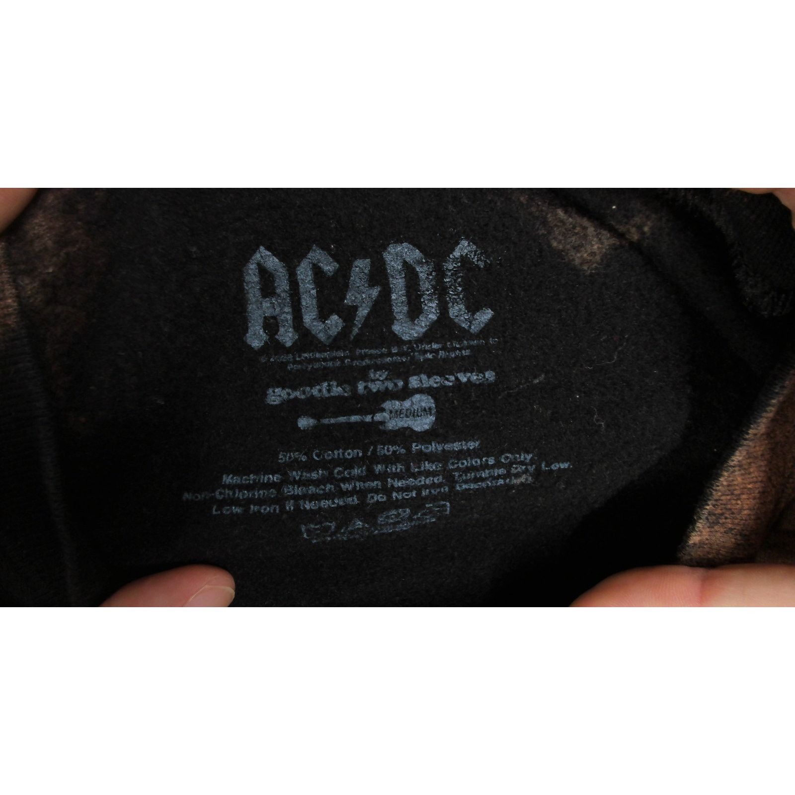 Other Reworked Bleach ACDC Leopard Lightning Bolt Sweatshirt Size L / US 10 / IT 46 - 7 Thumbnail