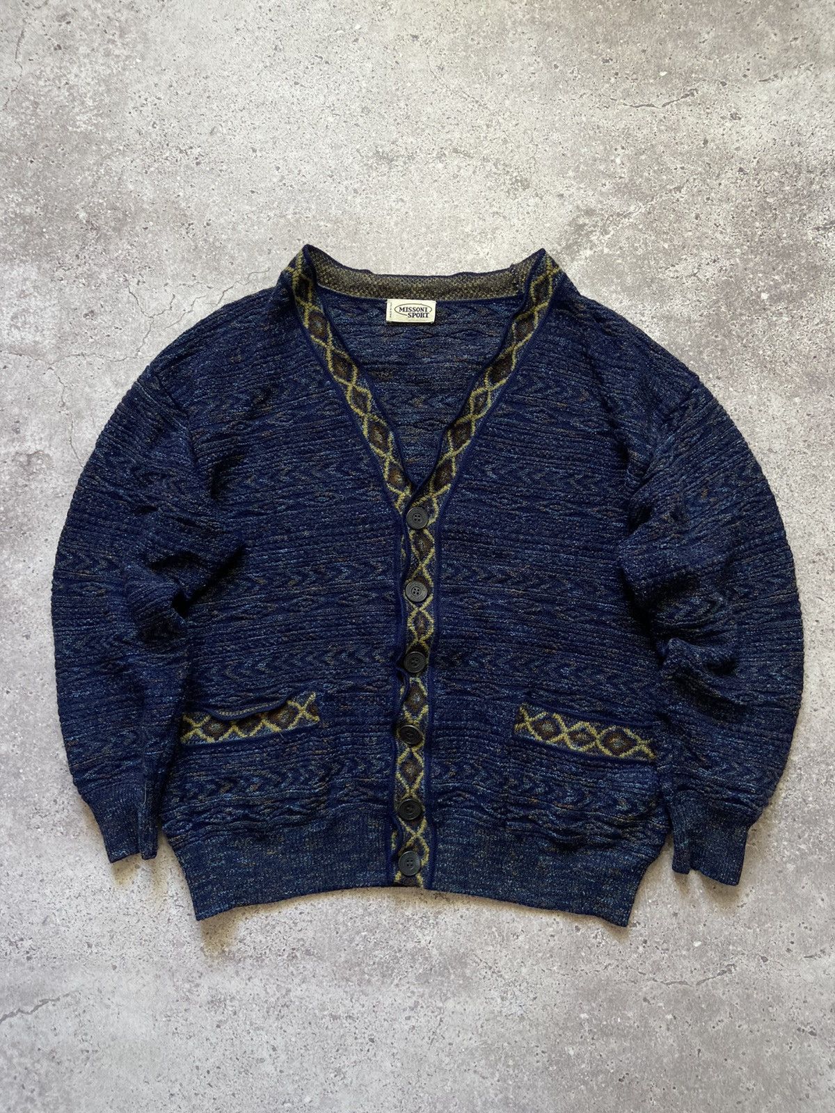 Missoni Missoni Cardigan Sweater Jumper Size 52 Size US L / EU 52-54 / 3 - 1 Thumbnail