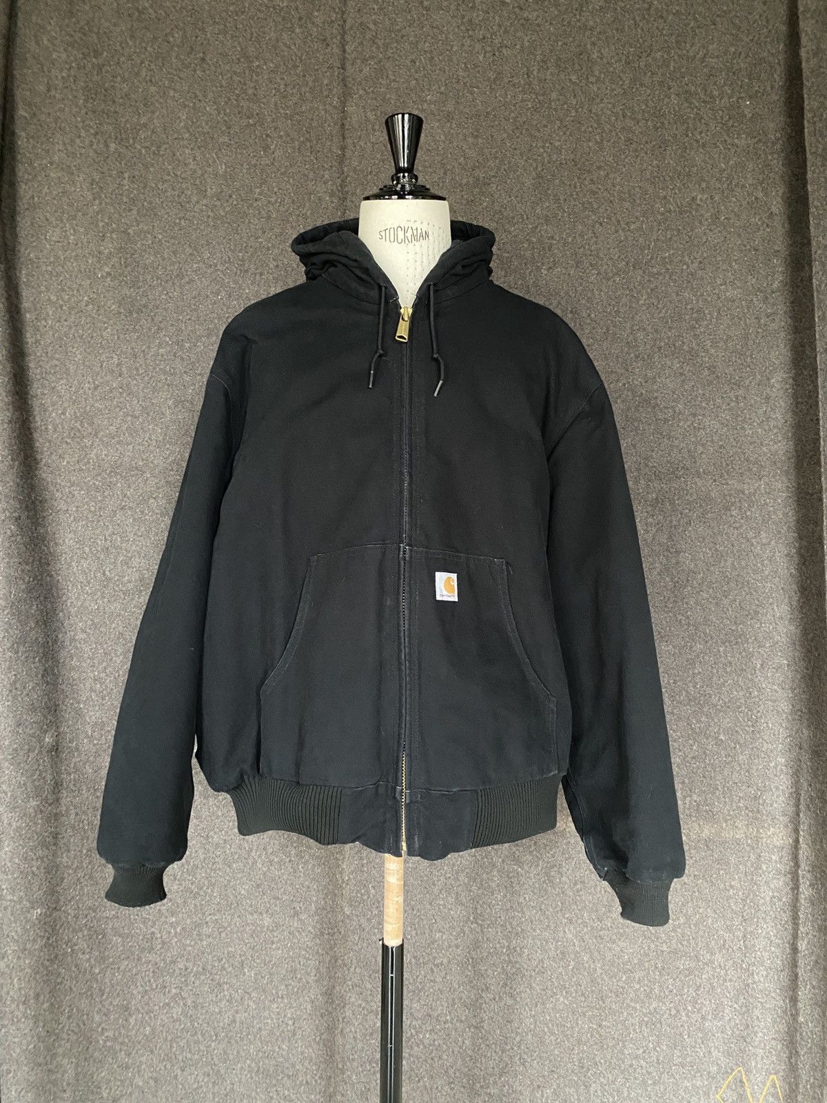 image of Heavy Duty Carhartt Coat in Black, Men's (Size 2XL)