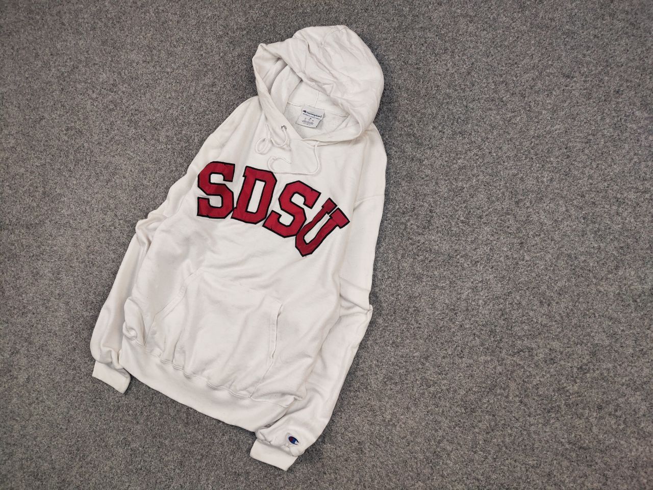 Champion Vintage Champion University SDSU Logo Gray Baggy Hoodie Size US M / EU 48-50 / 2 - 2 Thumbnail
