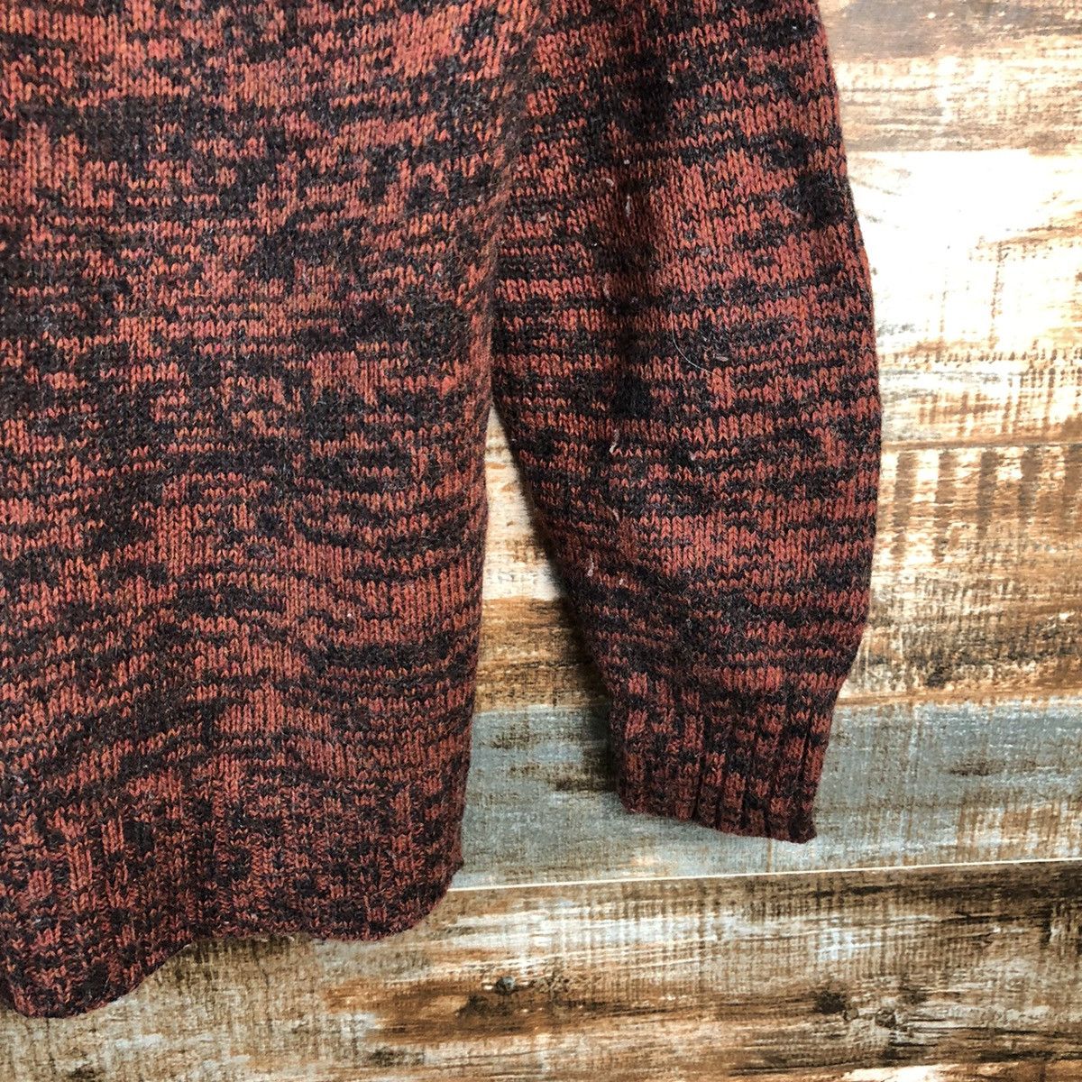Homespun Knitwear × Japanese Brand Japanese Brand Turtle Neck Orange Knitwear #A2495 Size M / US 6-8 / IT 42-44 - 8 Thumbnail