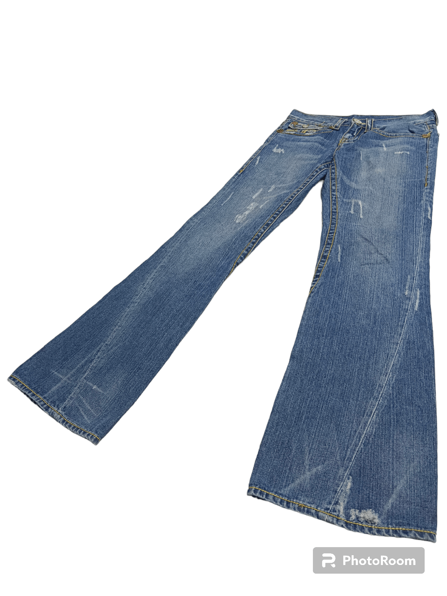 American Edition Hot🔥🔥True Religion BigT Seditionaries Super Flare Jeans Size US 30 / EU 46 - 1 Thumbnail