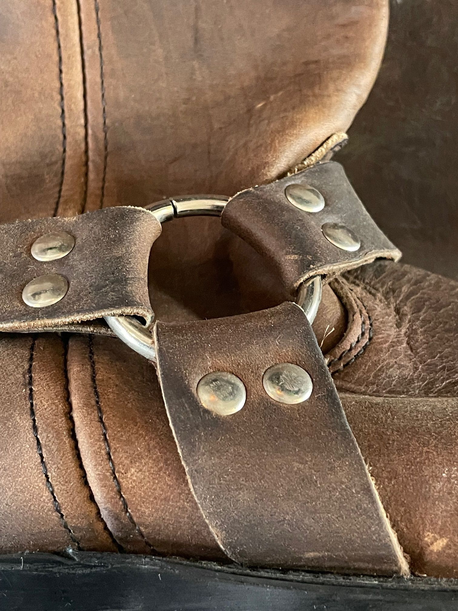 Other Double H Men's 4004 Brown Sq. Toed Motorcycle Boots/Size 11 Size US 11 / EU 44 - 4 Thumbnail