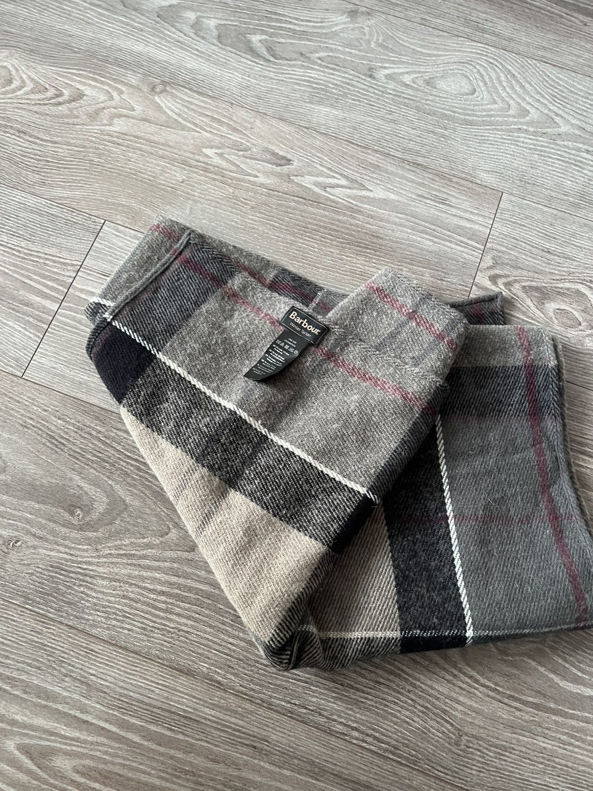 Barbour × Vintage ‼️Vintage Barbour England Huge Acrylic/Wool Scarf 🧣 Size ONE SIZE - 3 Thumbnail