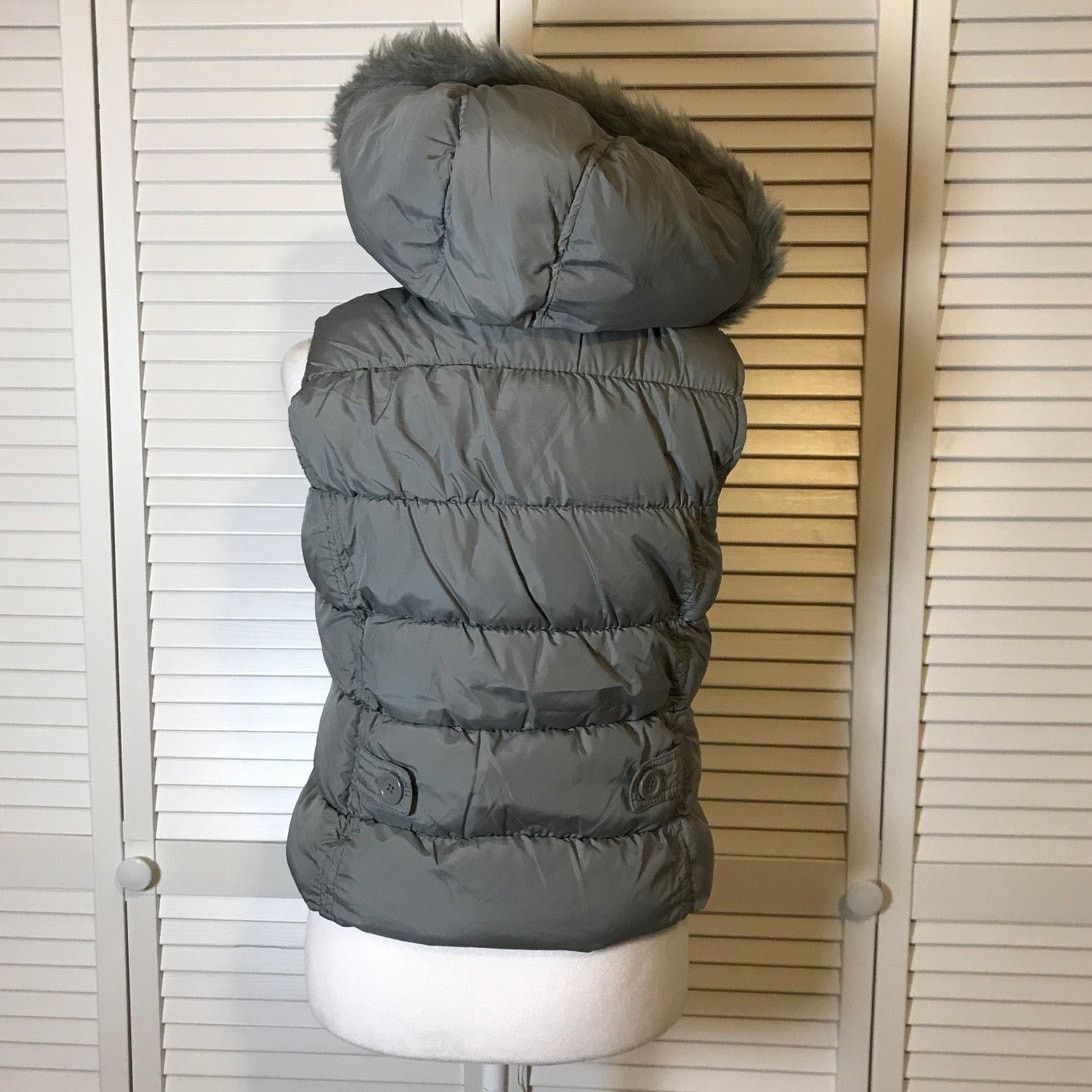 Other Arizona Jean Co Gray Puffer Sleeveless Hoodie Jacket M Size M / US 6-8 / IT 42-44 - 2 Thumbnail