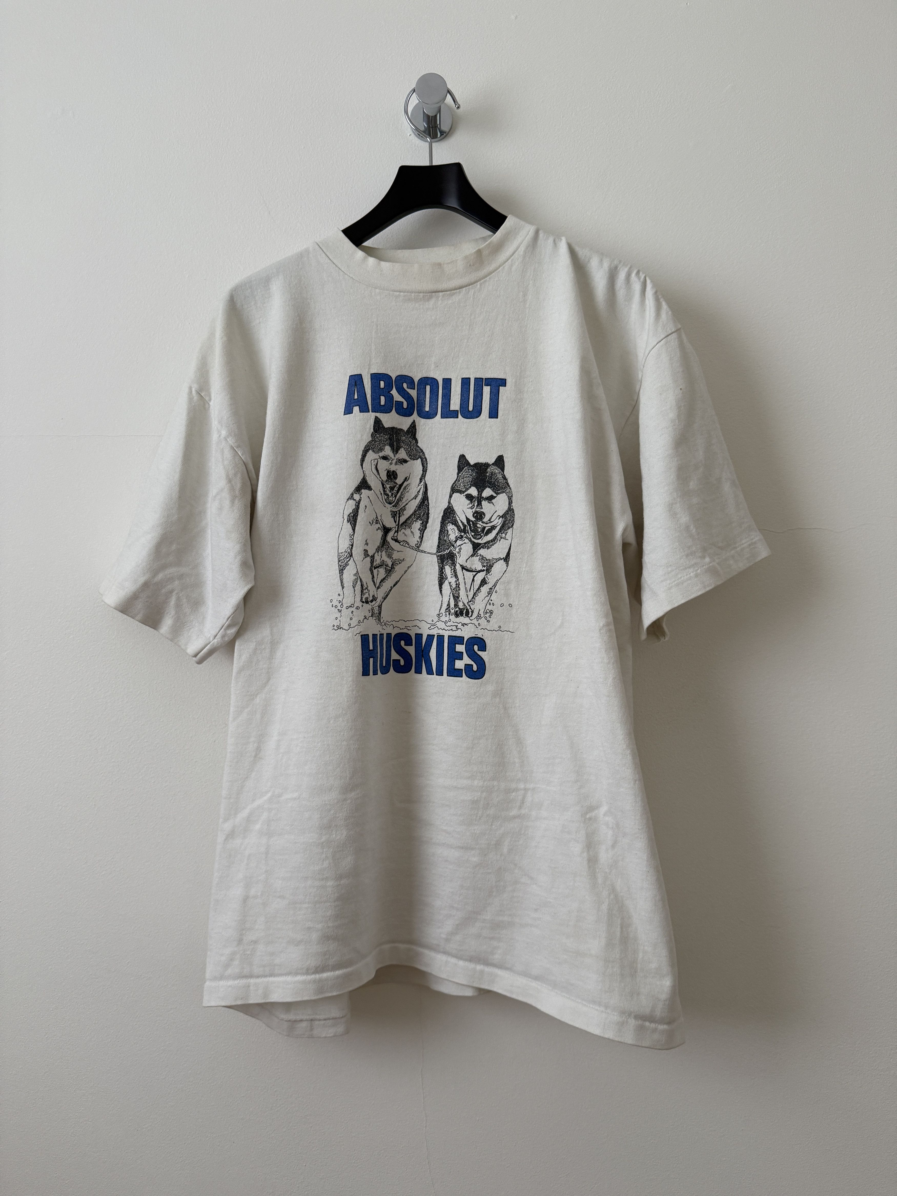 Vintage Absolut Huskies Tee Size US L / EU 52-54 / 3 - 1 Thumbnail